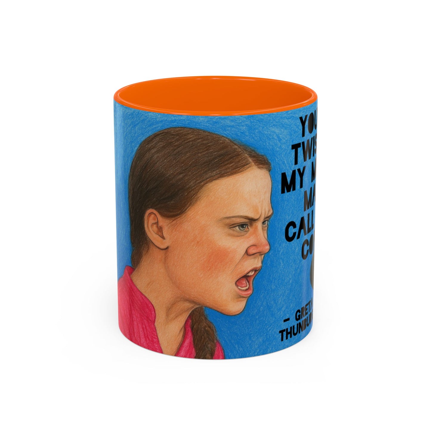 Greta Thunberg Happy Mondays Step On Mug