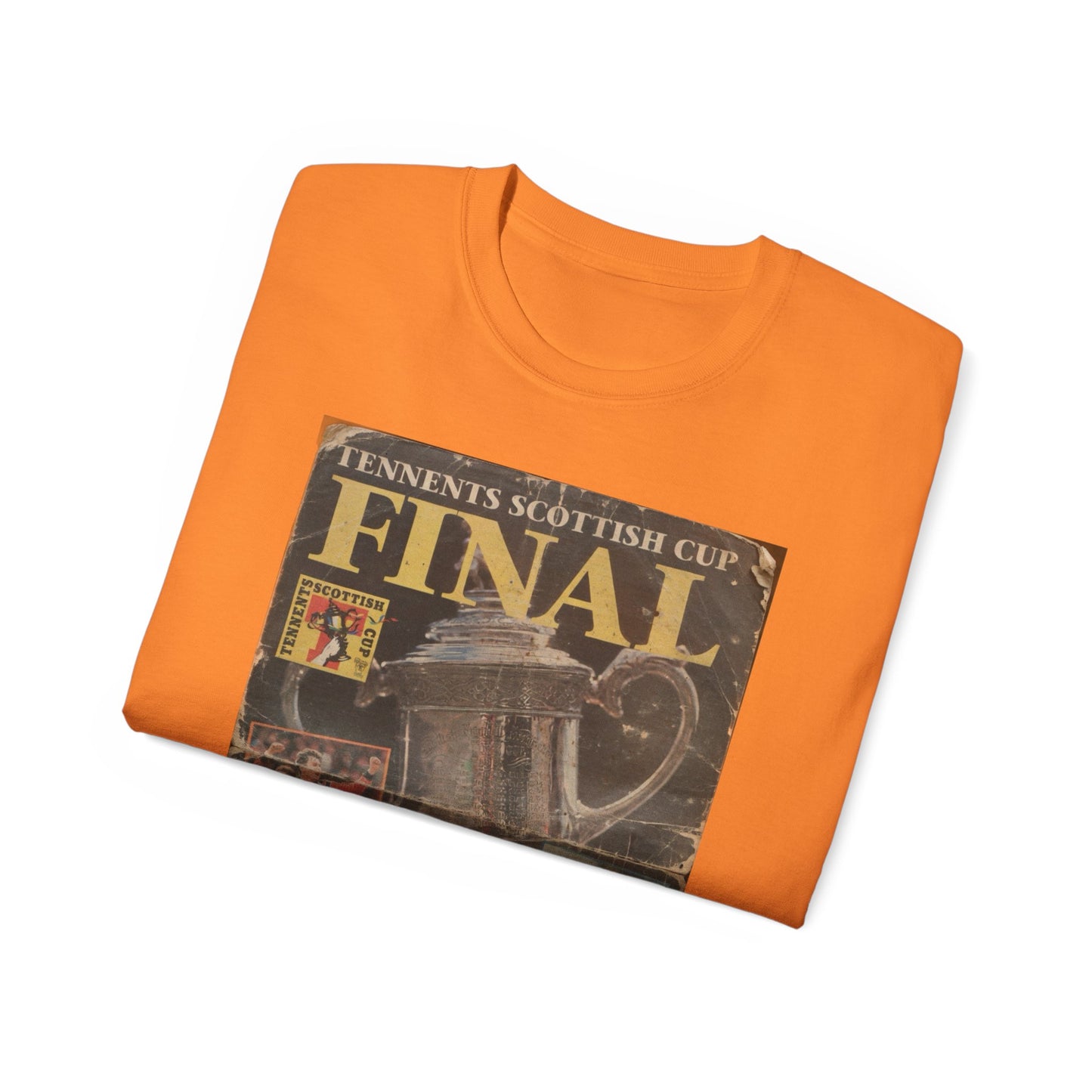 1994 Scottish Challenge Cup Final Dundee United Rangers Programme Poster Unisex Ultra Cotton Tee
