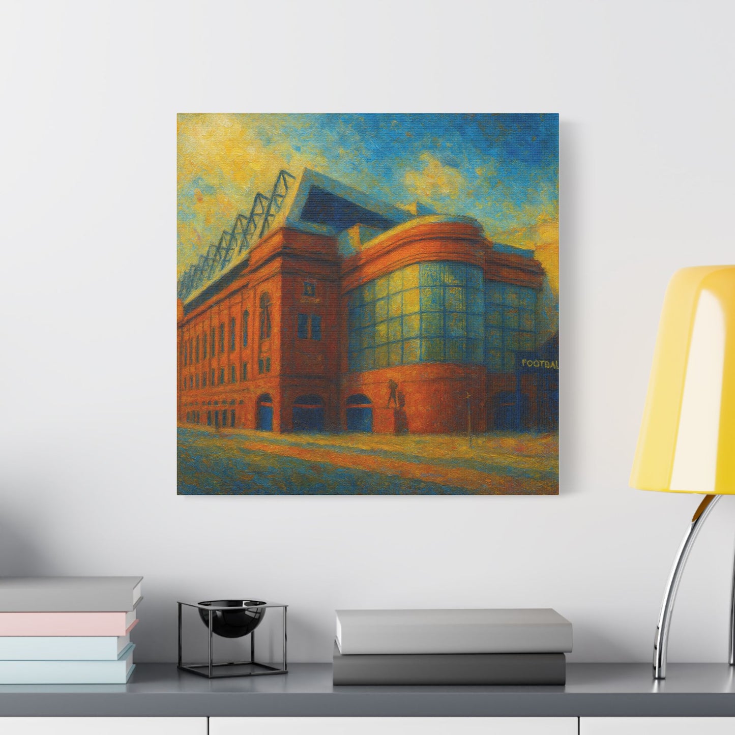 Rangers FC Ibrox Stadium Canvas Wall Art