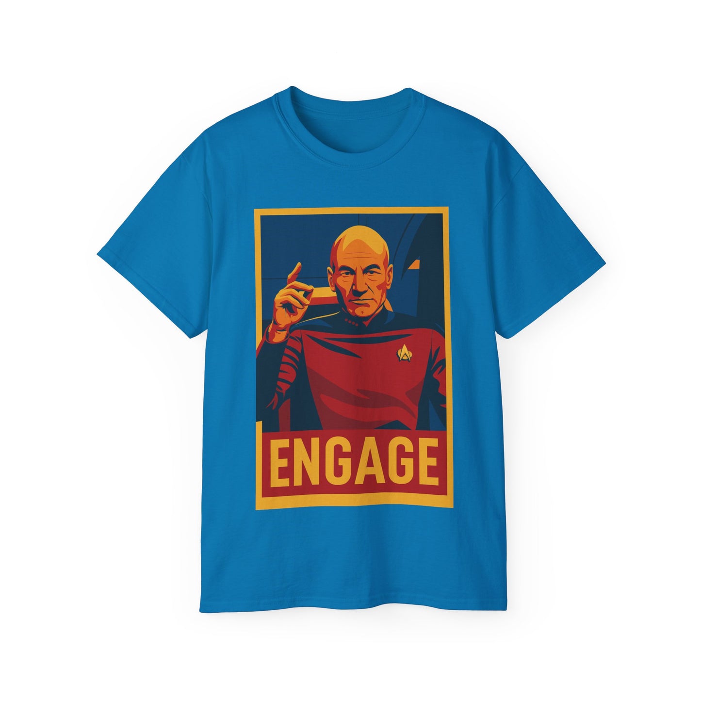 Captain Picard Engage T-Shirt
