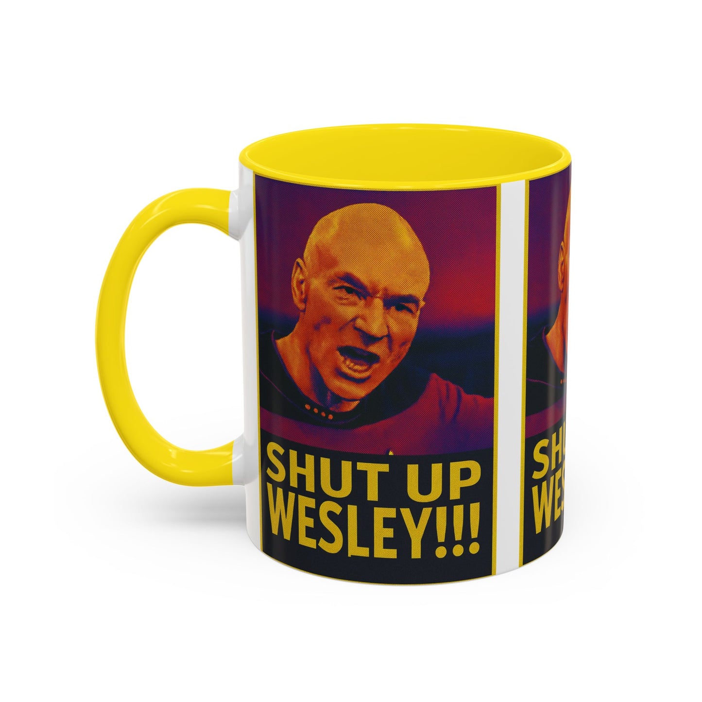 Captain Picard Shut Up Wesley! Mug