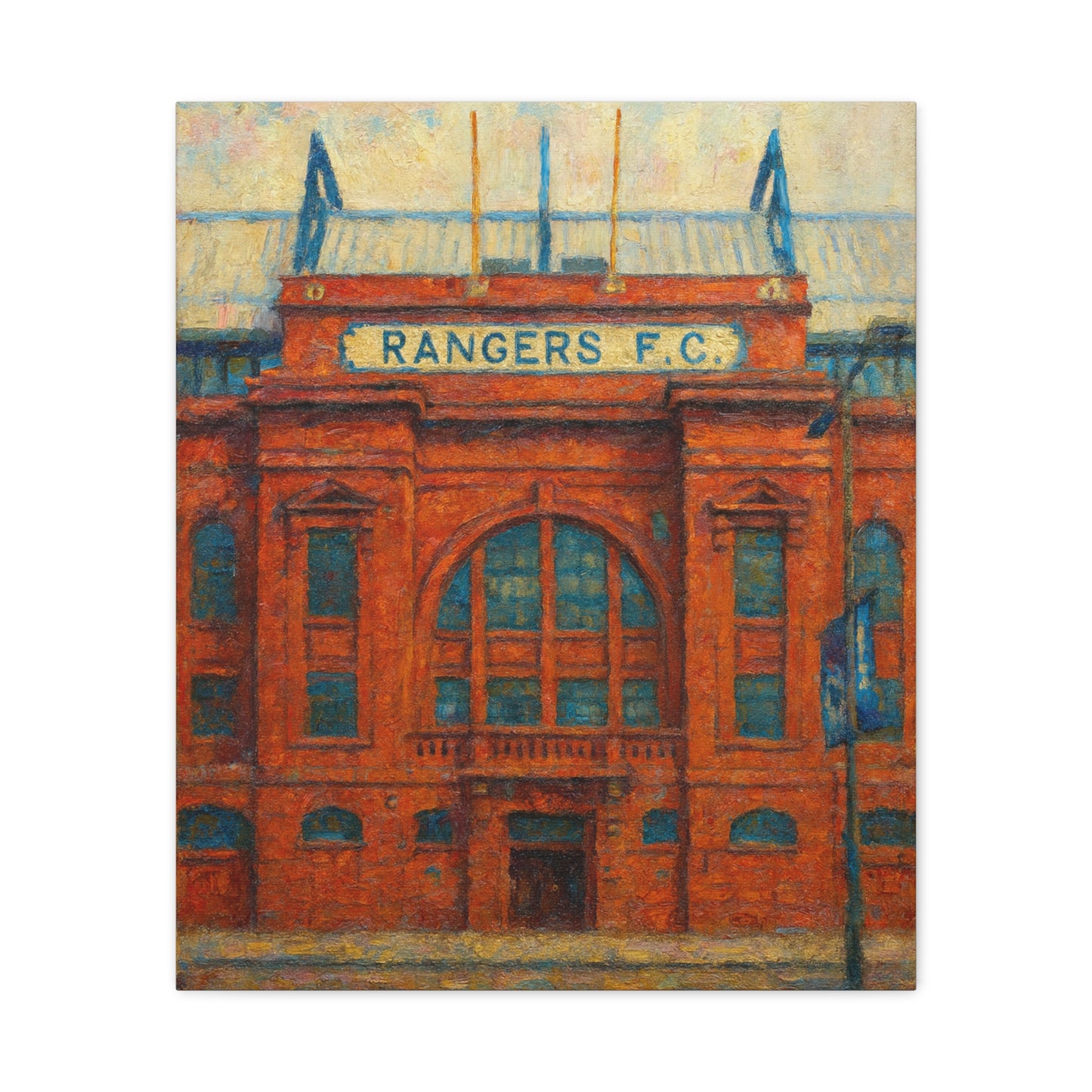 Ibrox Stadium Rangers FC Canvas Wall Art
