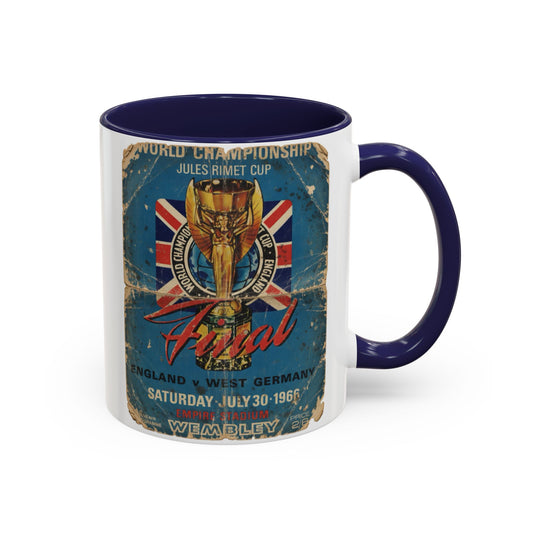 1966 World Cup Final Poster England West Germany Coffee Mug (11, 15oz)