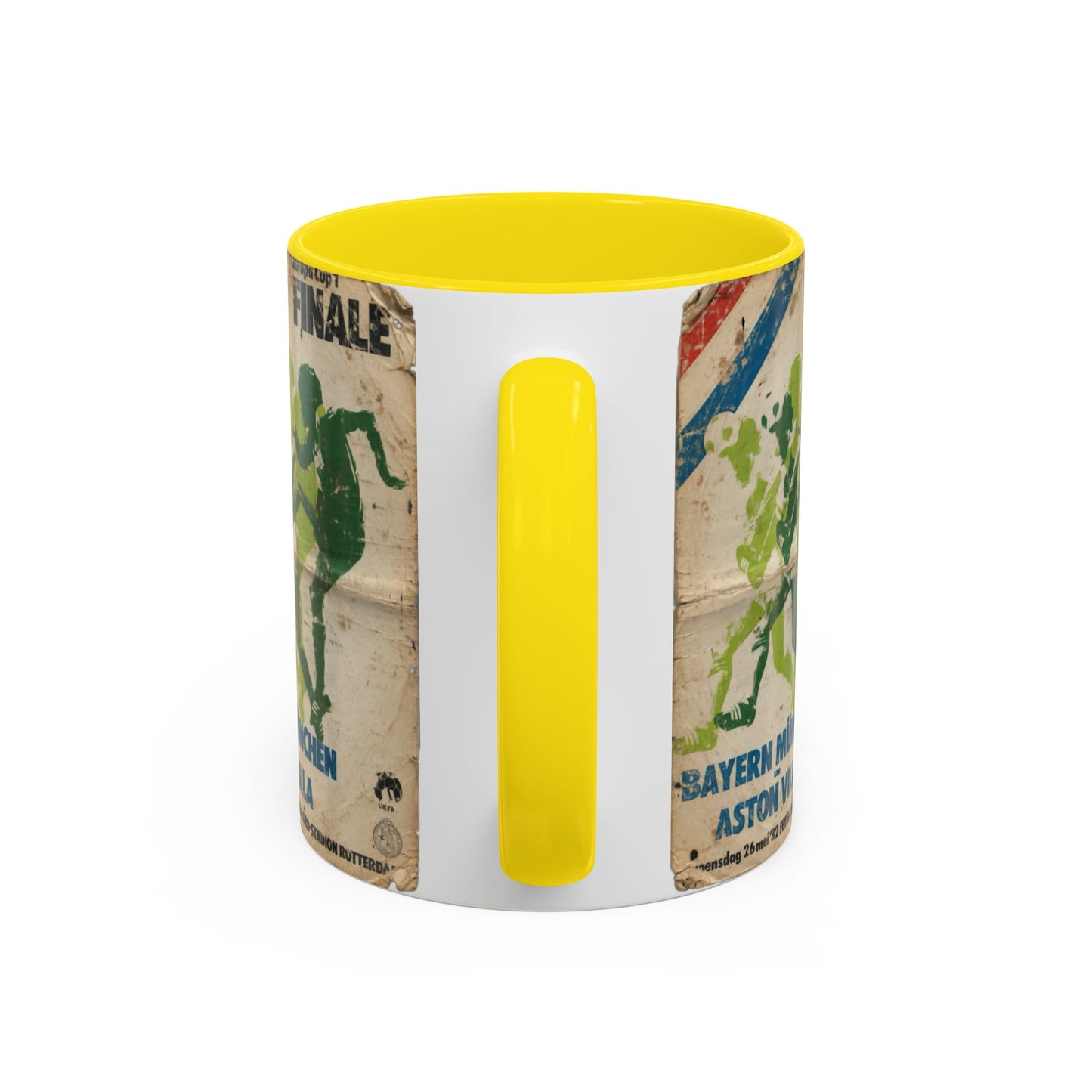 1982 European Cup Final Aston Villa Bayern Munich Poster Coffee Mug (11, 15oz)