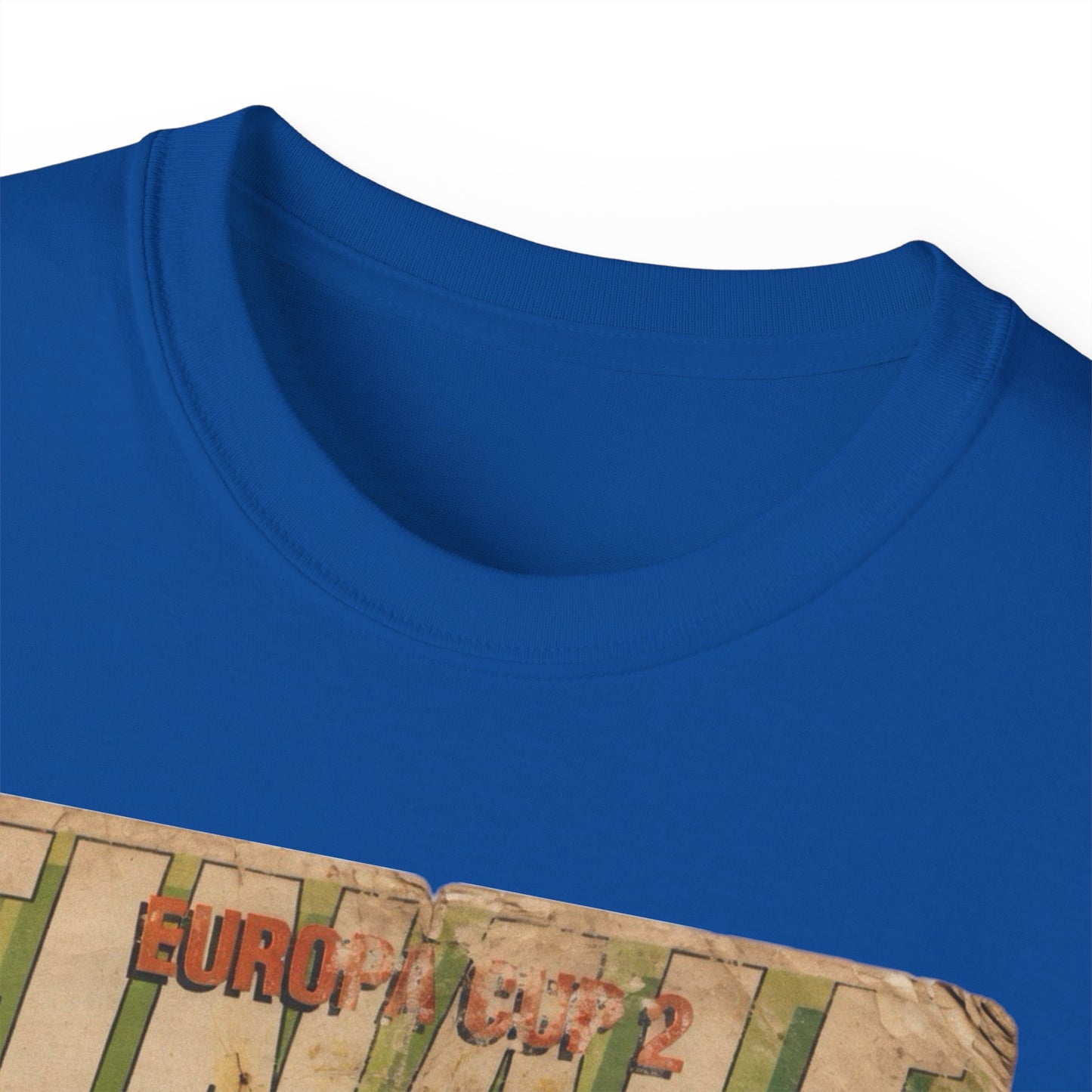 1985 European Cup Winners Cup Final Everton Rapid Vienna Poster Unisex Ultra Cotton Tee