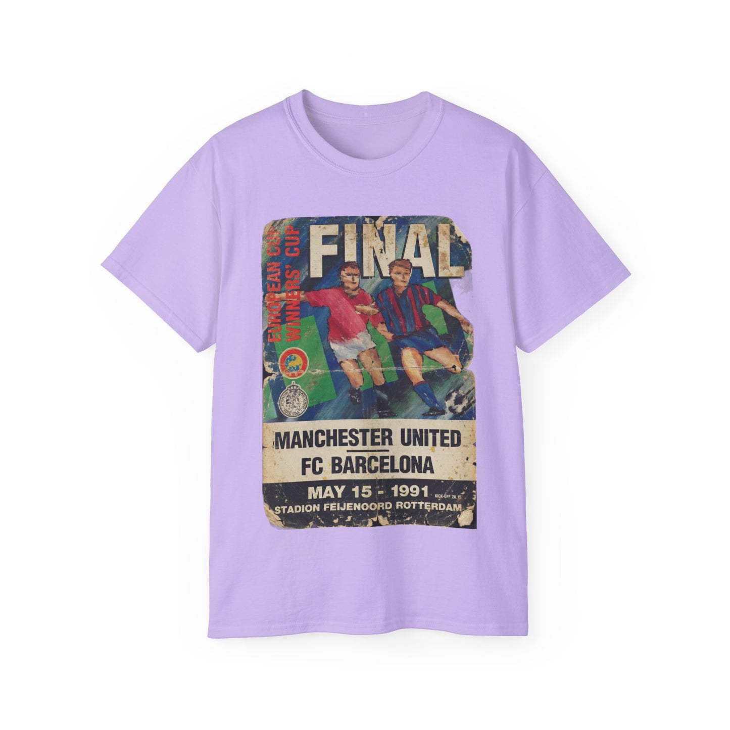 1991 Cup Winners Cup Final Poster Manchester United