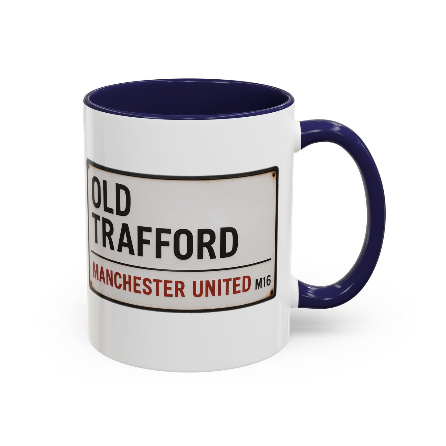 Manchester United Old Trafford Road Sign Mug
