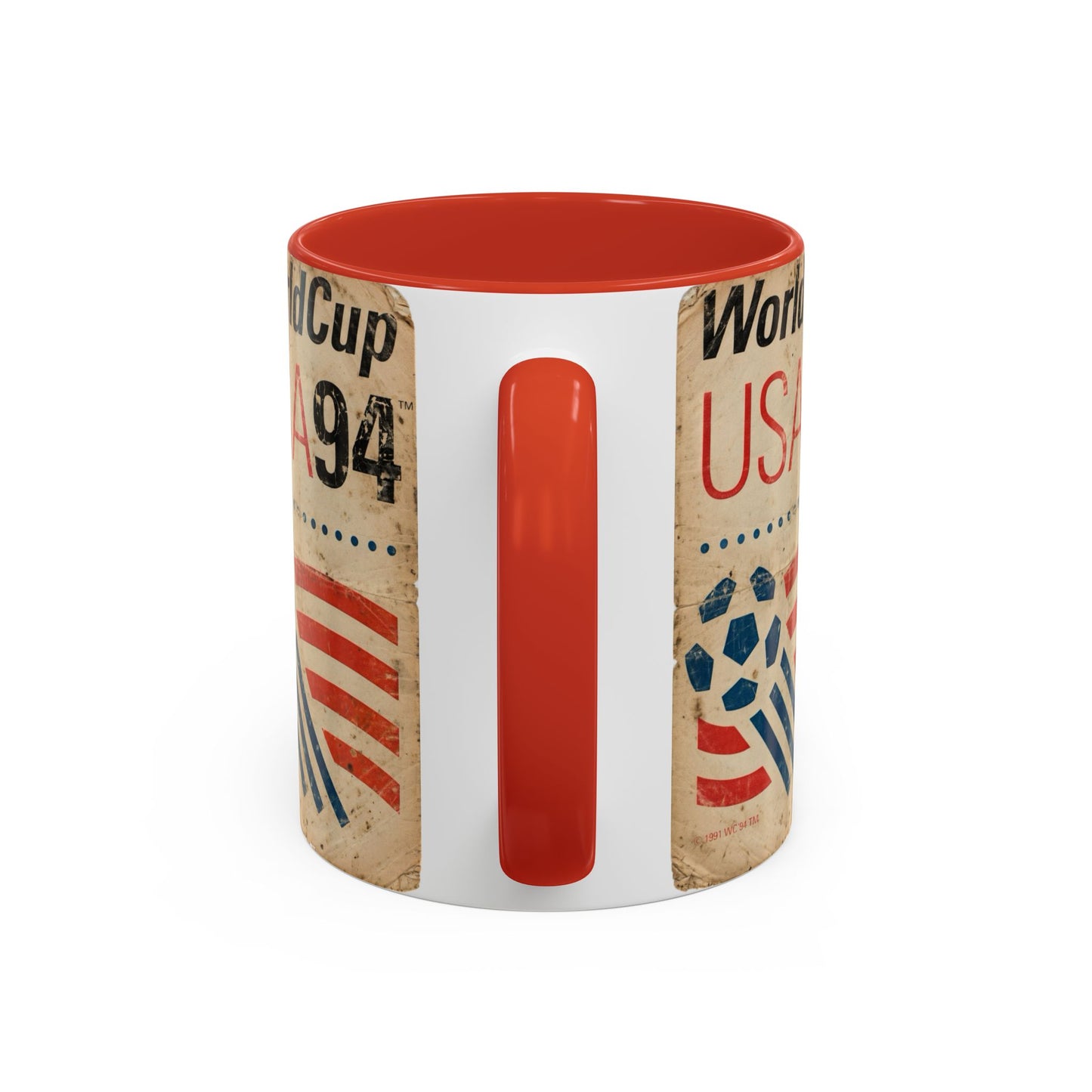 USA 94 World Cup Ball and Stripes Coffee Mug (11, 15oz)