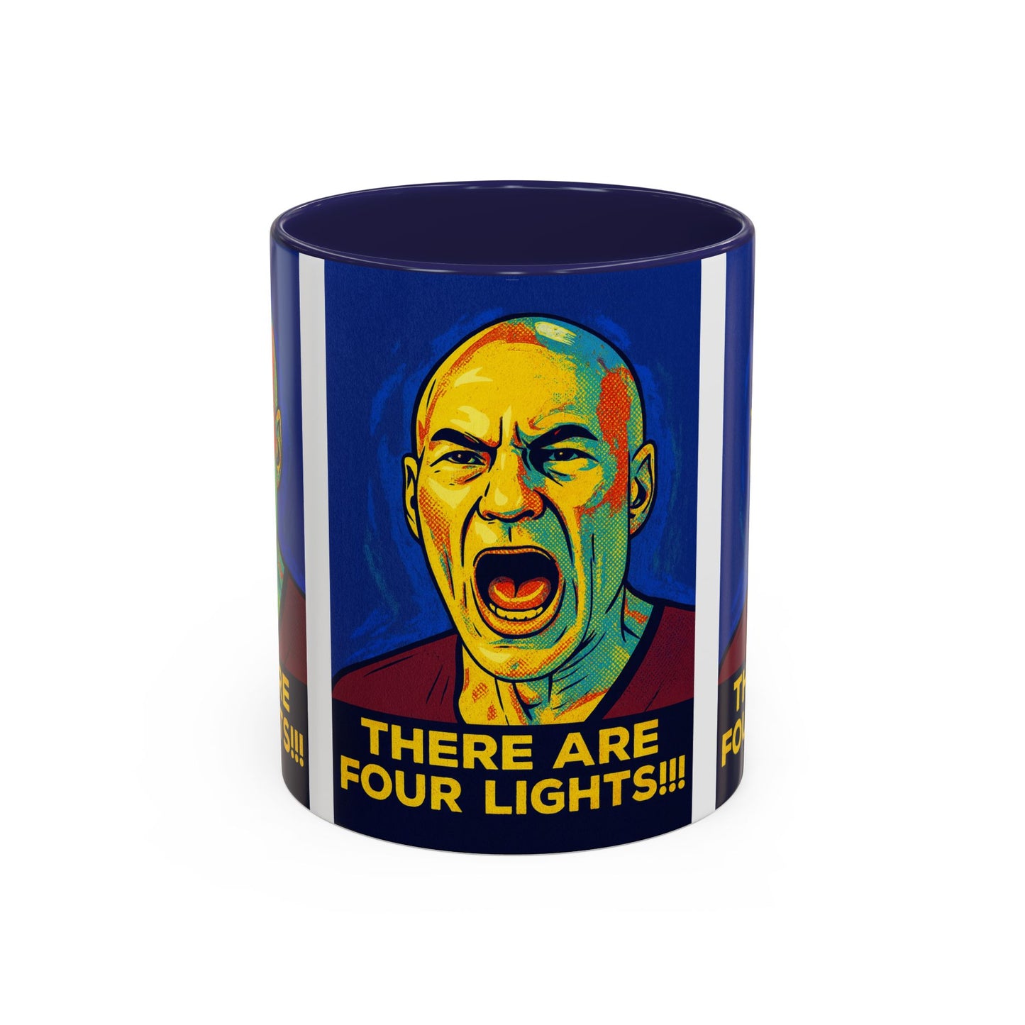 Star Trek Captain Picard Four Lights Mug