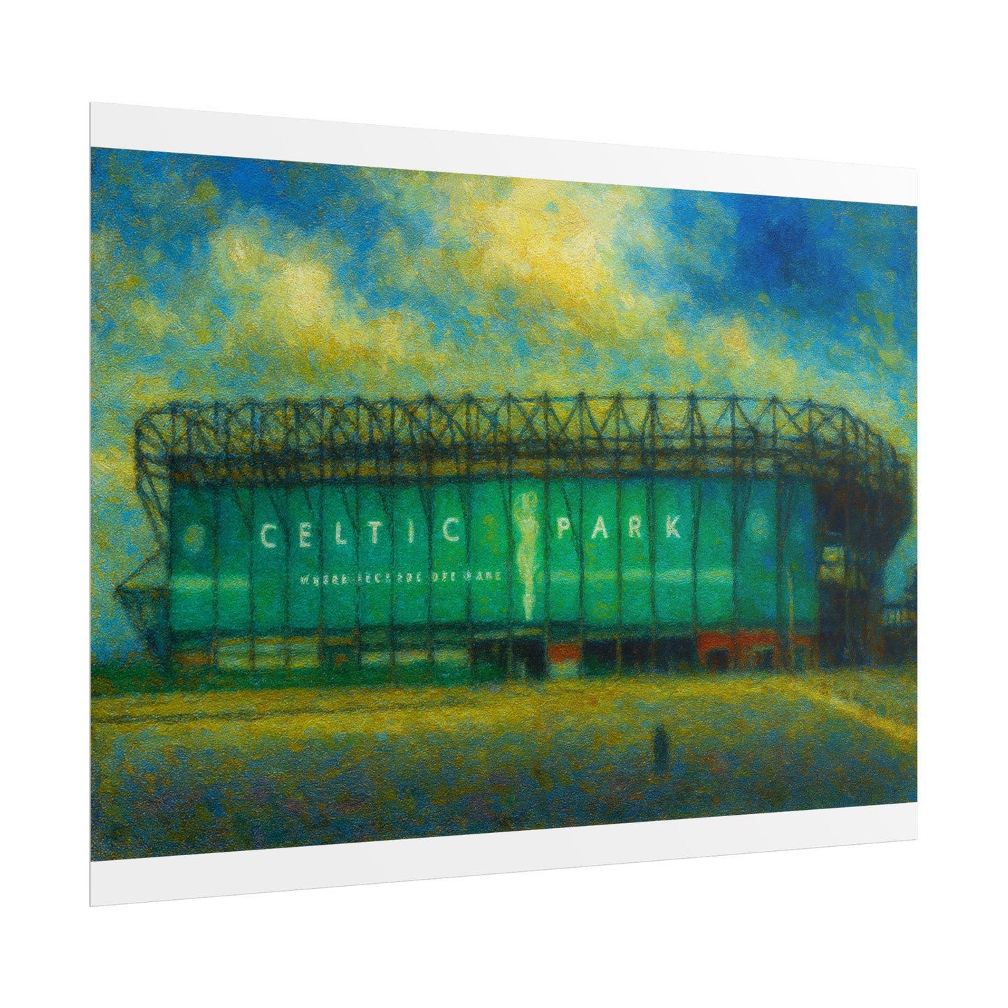 Celtic FC Celtic Park Art Print Poster