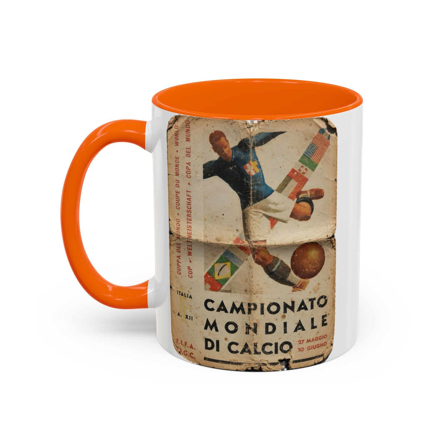 Italy 1934 World Cup Poster Coffee Mug (11, 15oz)