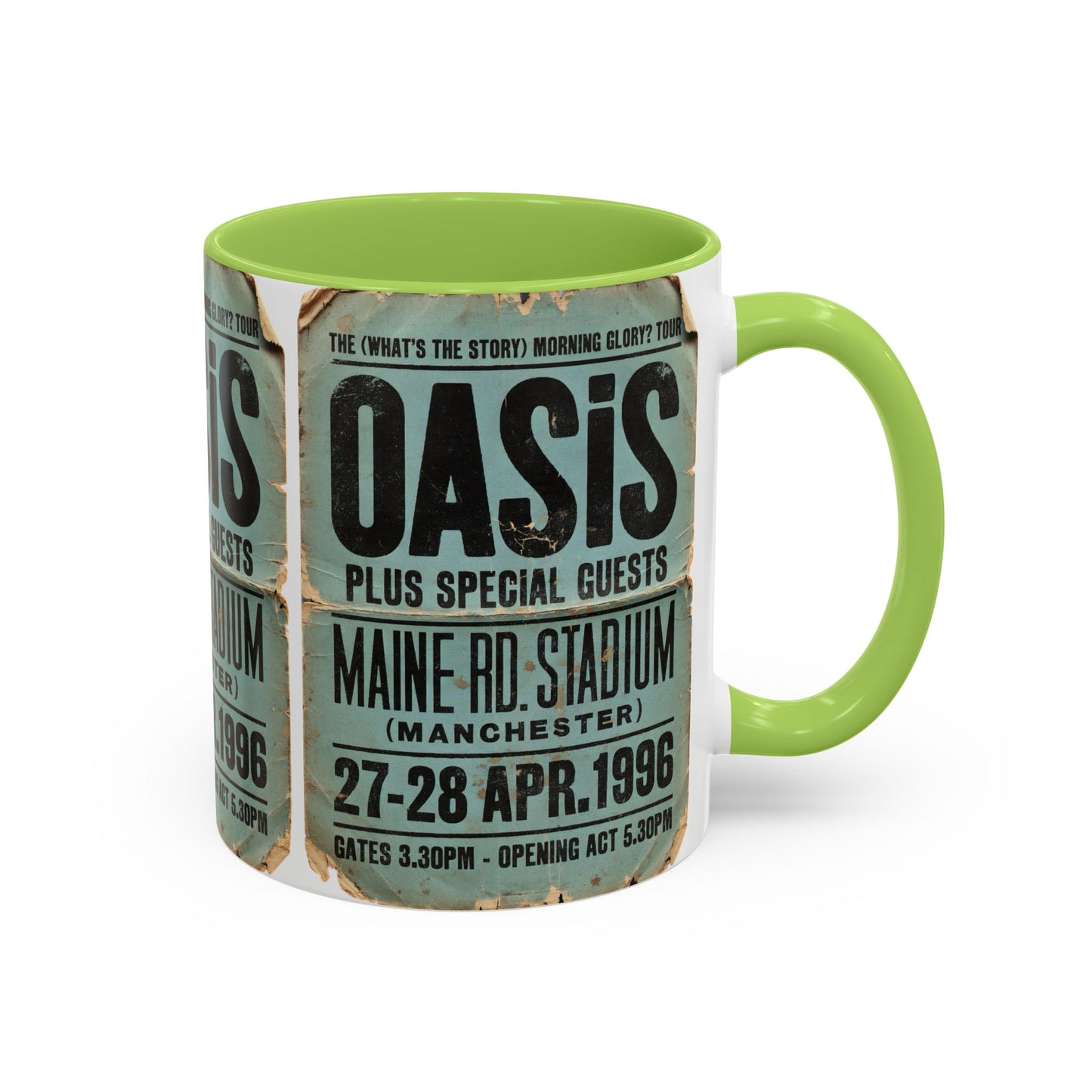 Oasis Maine Road 1996 Poster Coffee Mug (11, 15oz)