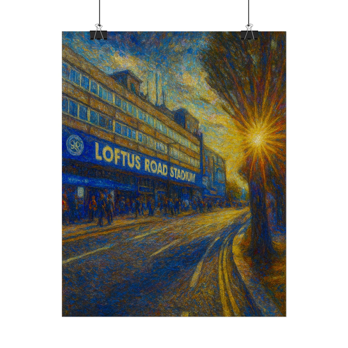Queens Park Rangers Loftus Road Stadium Rolled Poster
