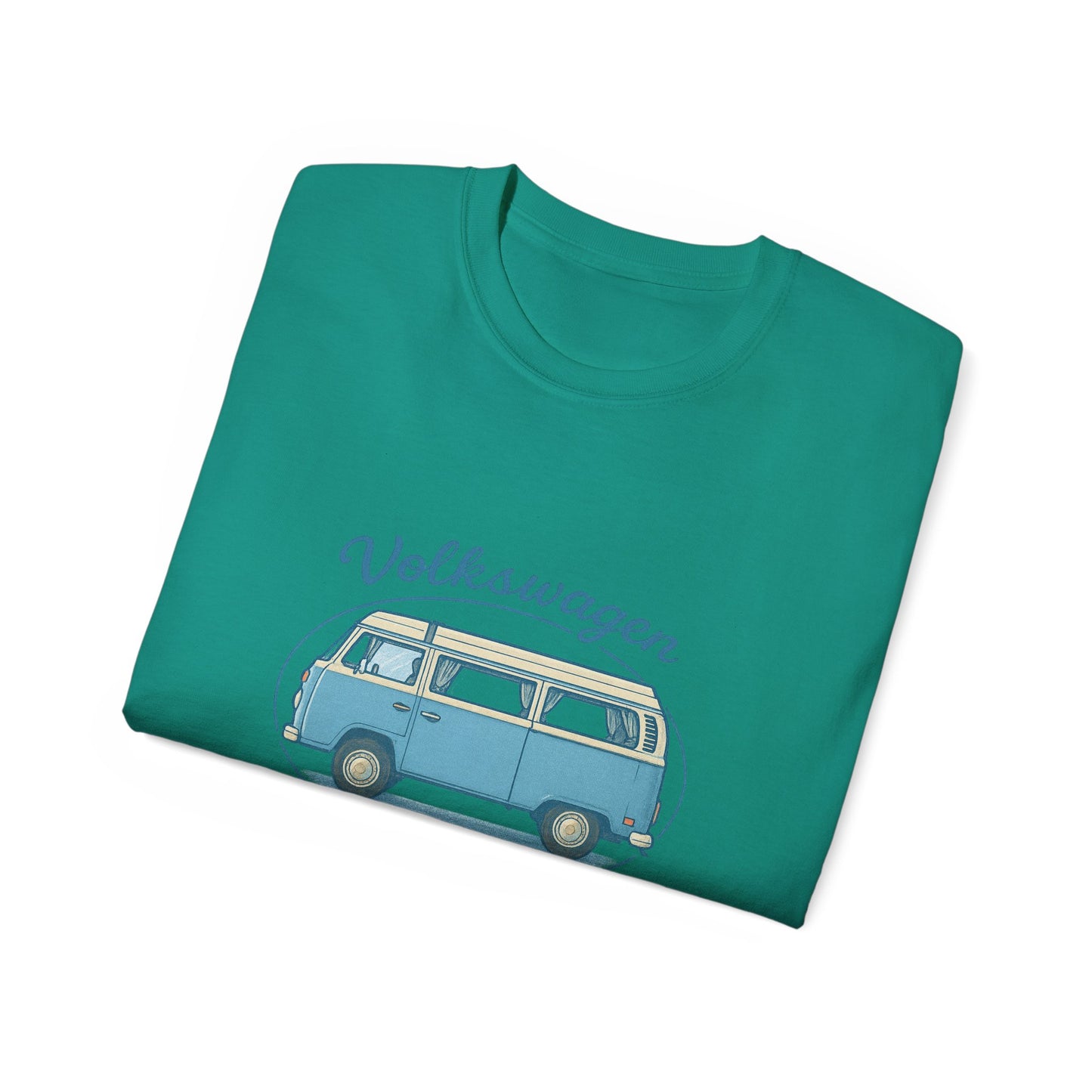 Volkswagen Camper Van Blue Side T-Shirt