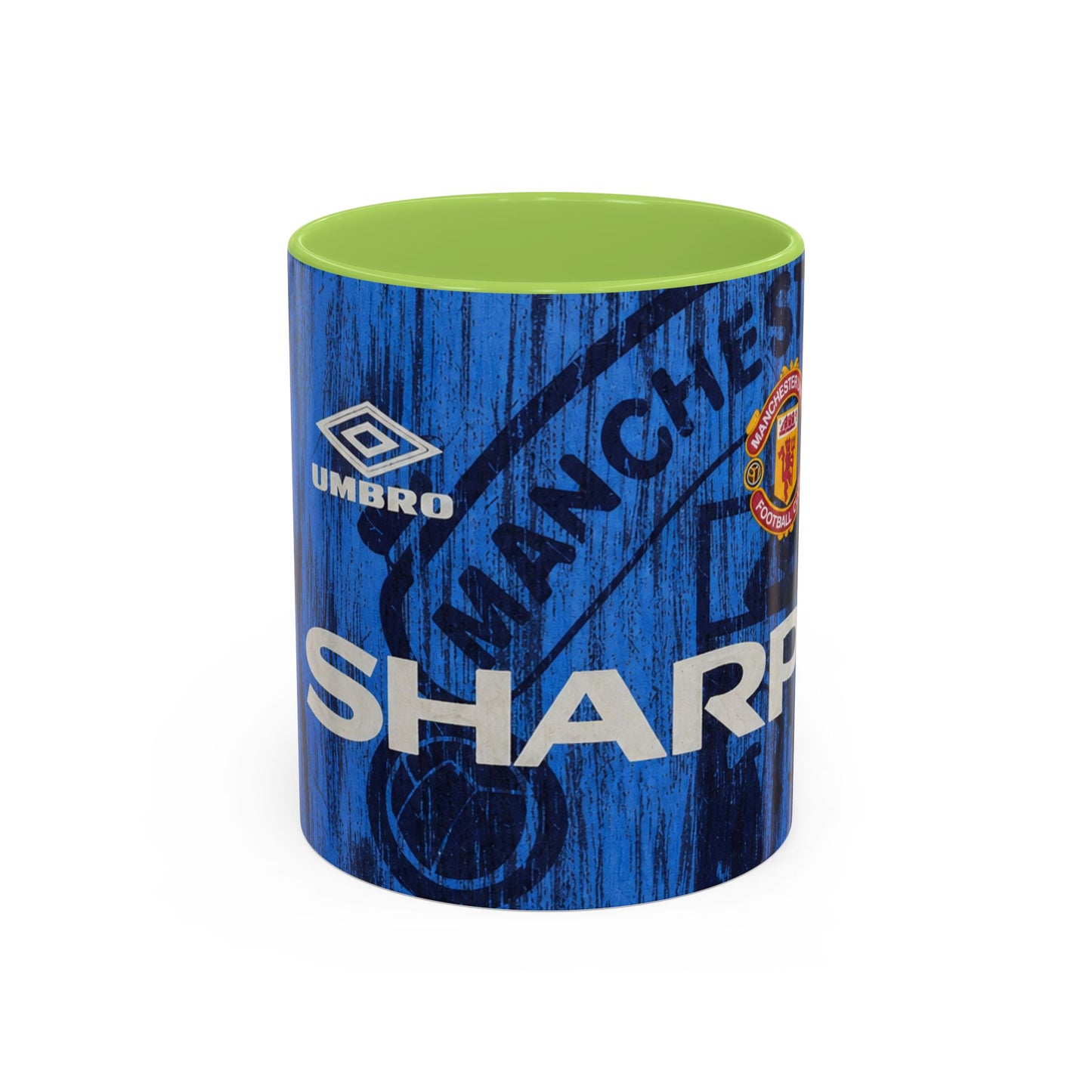 Manchester United 1992-93 Away Shirt Accent Coffee Mug (11, 15oz)