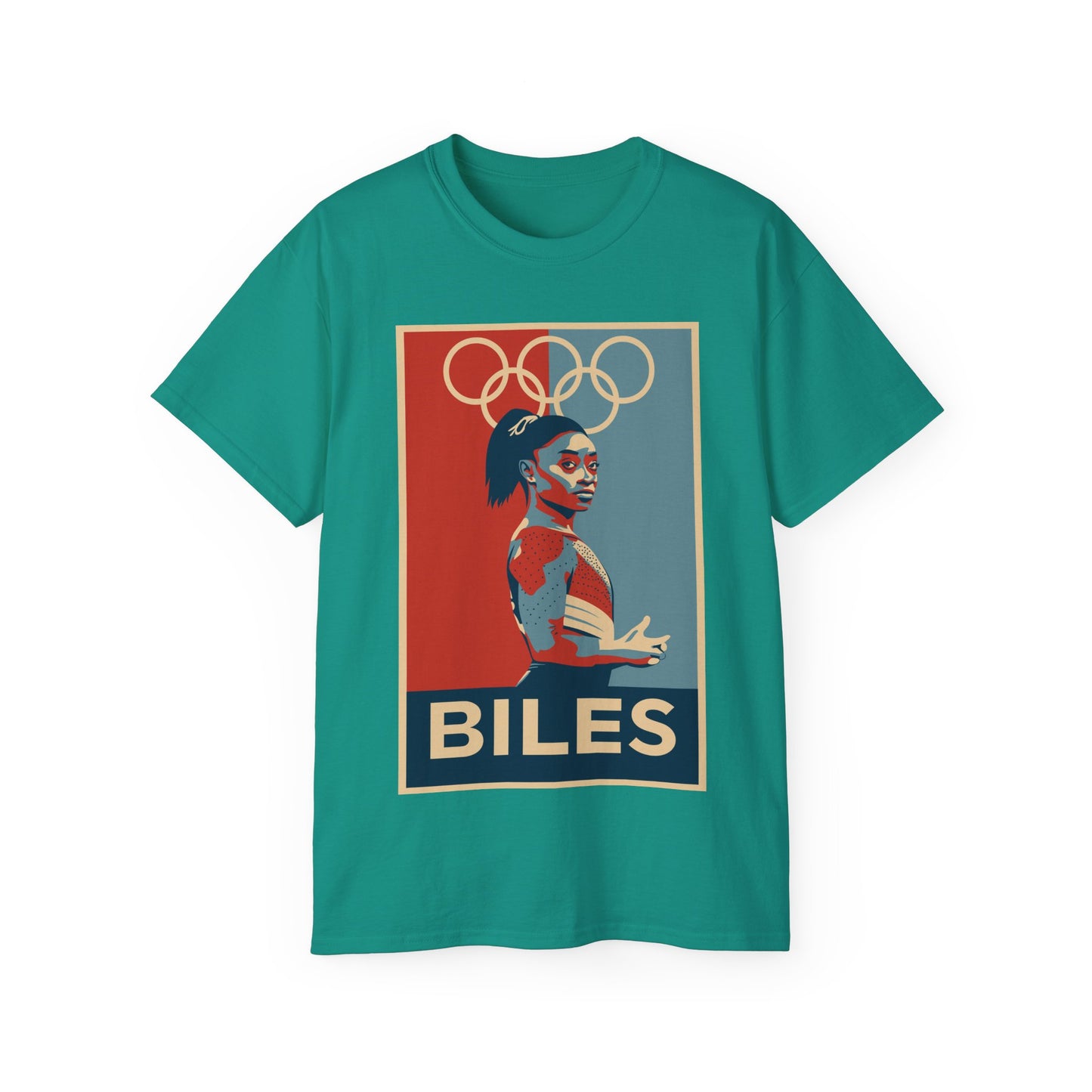 Simone Biles Olympic Rings T-Shirt