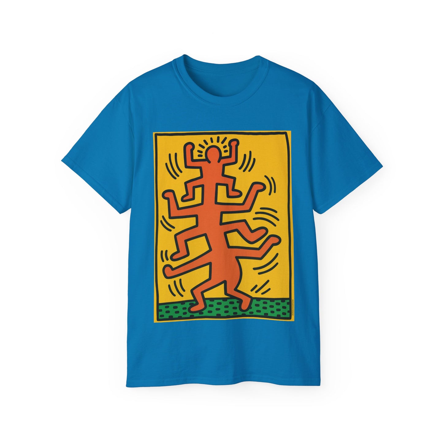 Keith Haring Plate No. 1 (from the Growing suite) Orange T-Shirt