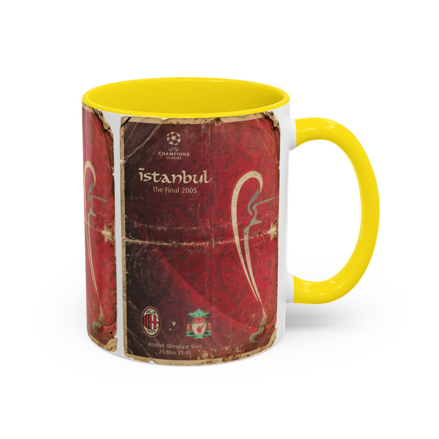 2005 UCL Final Liverpool AC Milan Poster Coffee Mug (11, 15oz)