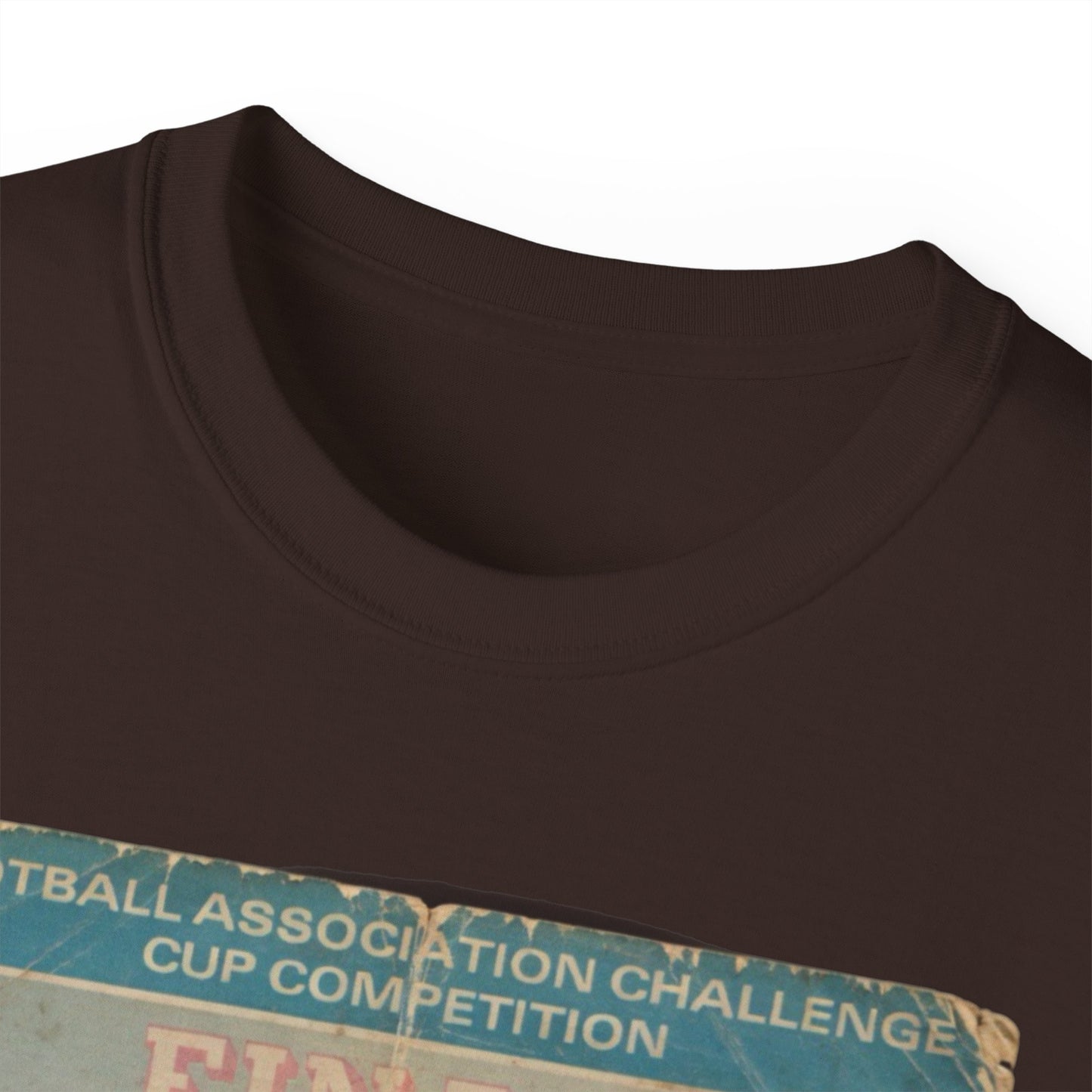 1975 FA Cup Final Programme Poster West Ham Fulham Unisex Ultra Cotton Tee
