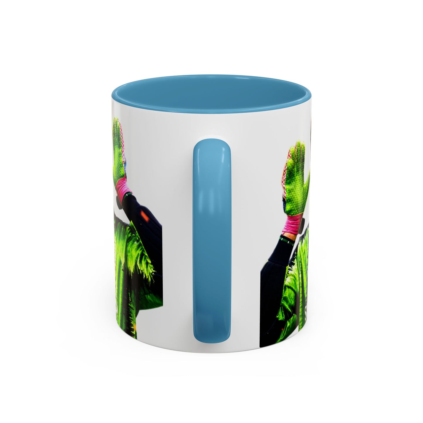 Les Sealey - Manchester United Accent Coffee Mug (11, 15oz)