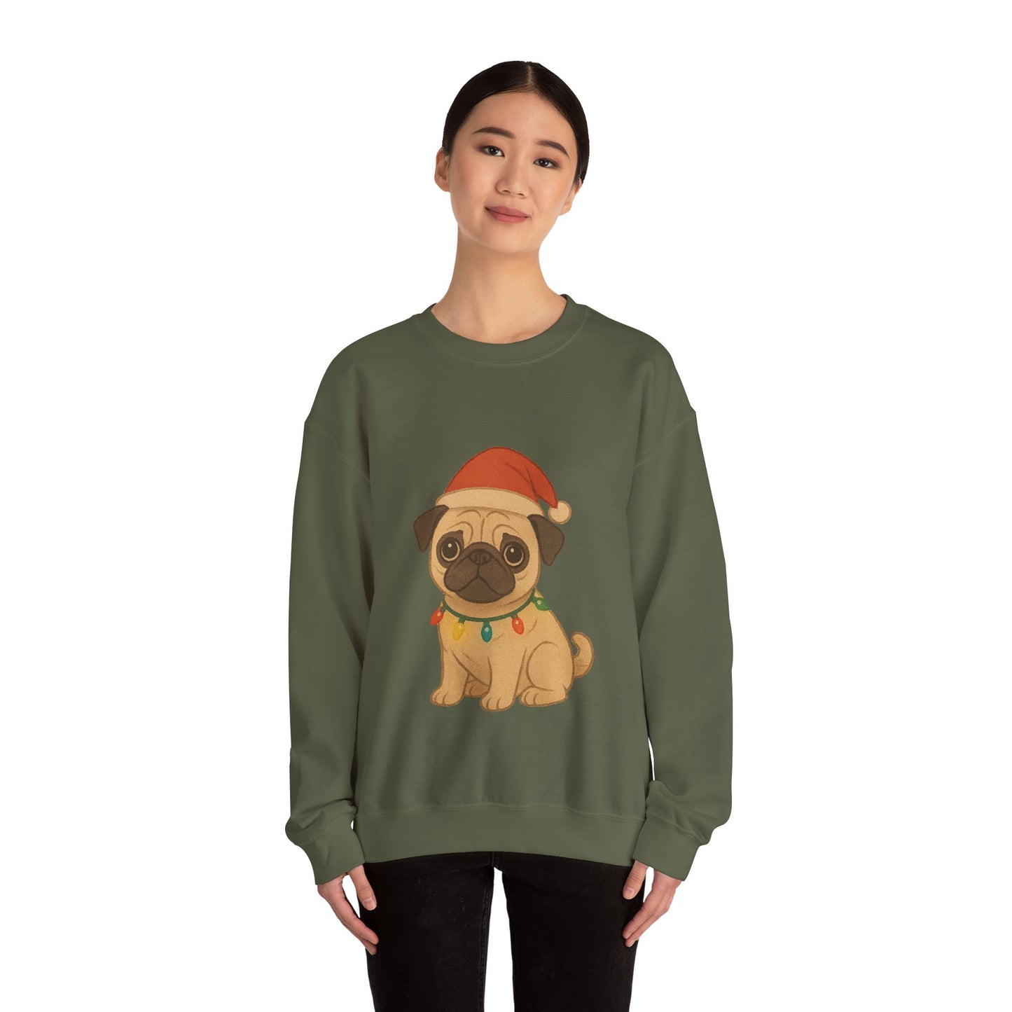 Christmas Pug Puppy Jumper