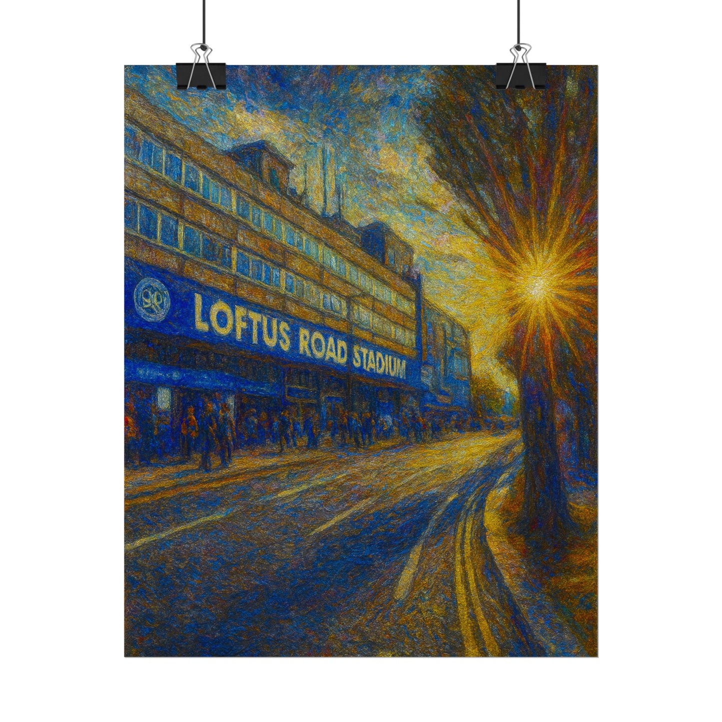 Queens Park Rangers Loftus Road Stadium Rolled Poster