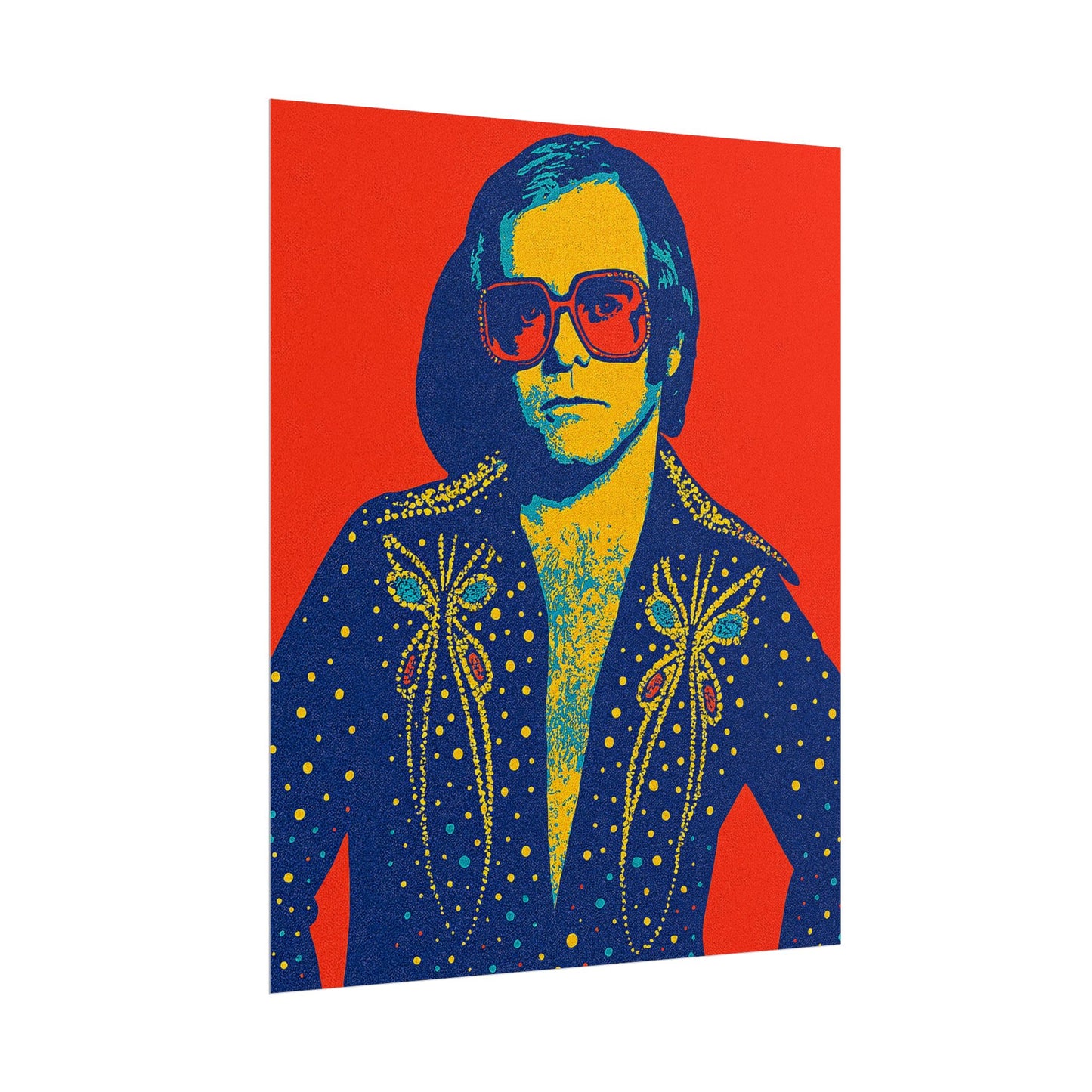 E. John Pop Art Poster