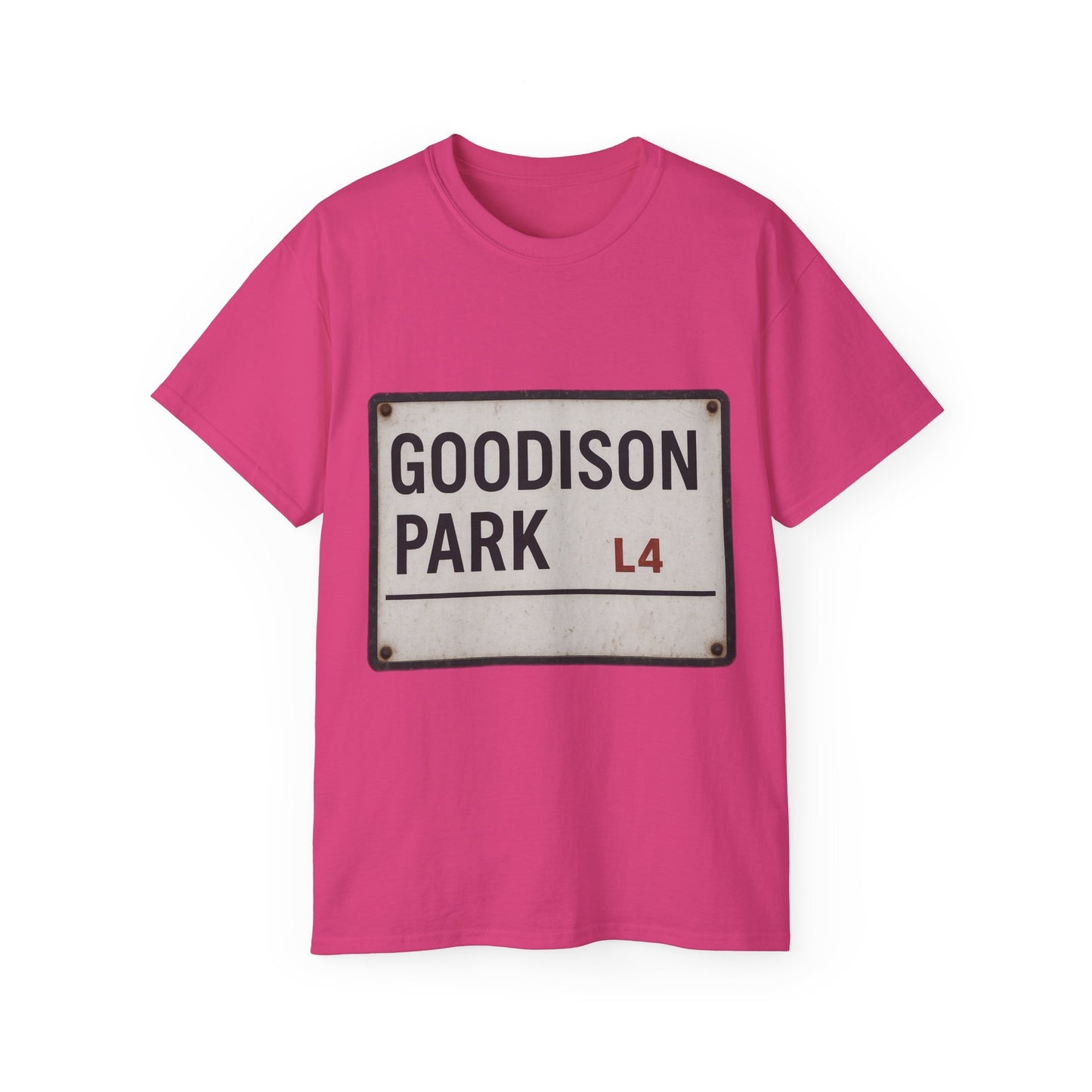 Goodison Park Everton Road Sign T-Shirt