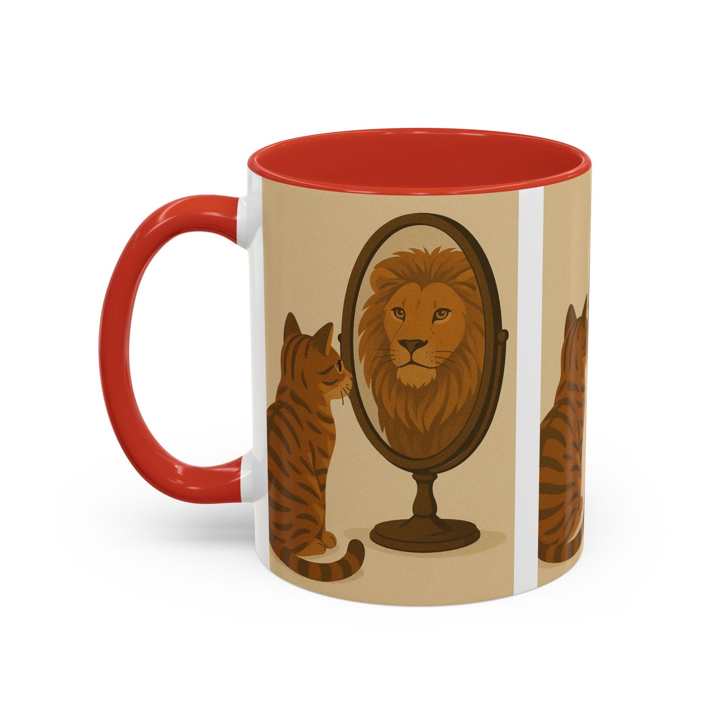 Cat and Lion Mug