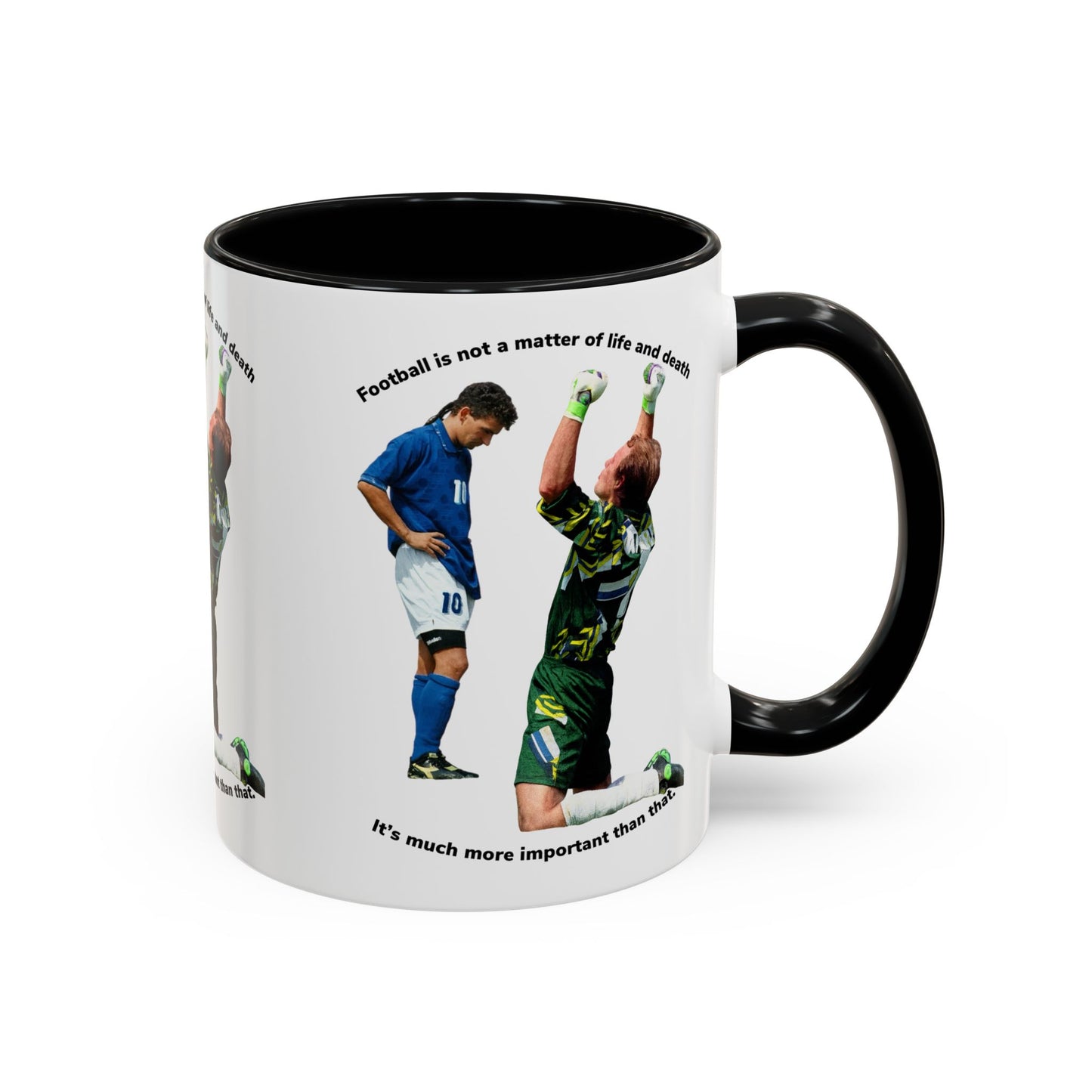 Roberto Baggio Football Life and Death Mug
