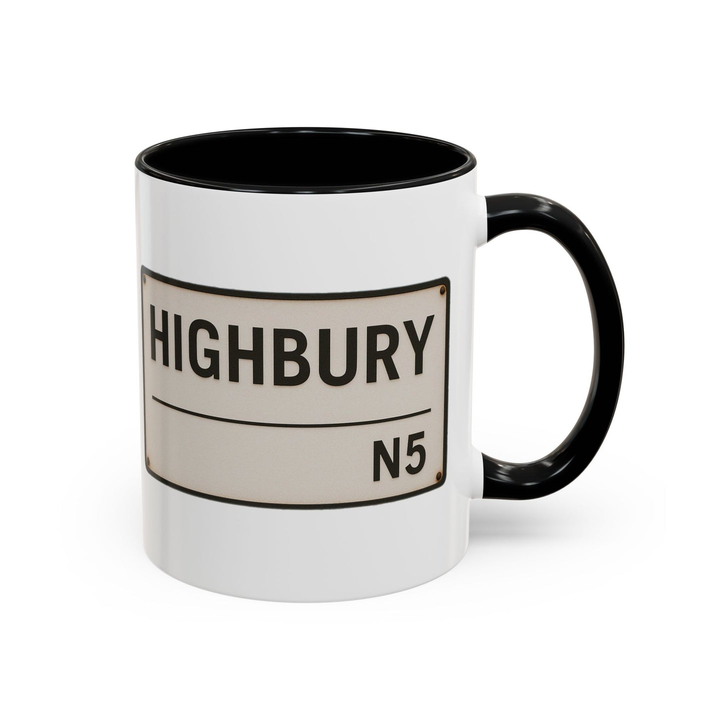 Highbury Arsenal Road Sign Mug