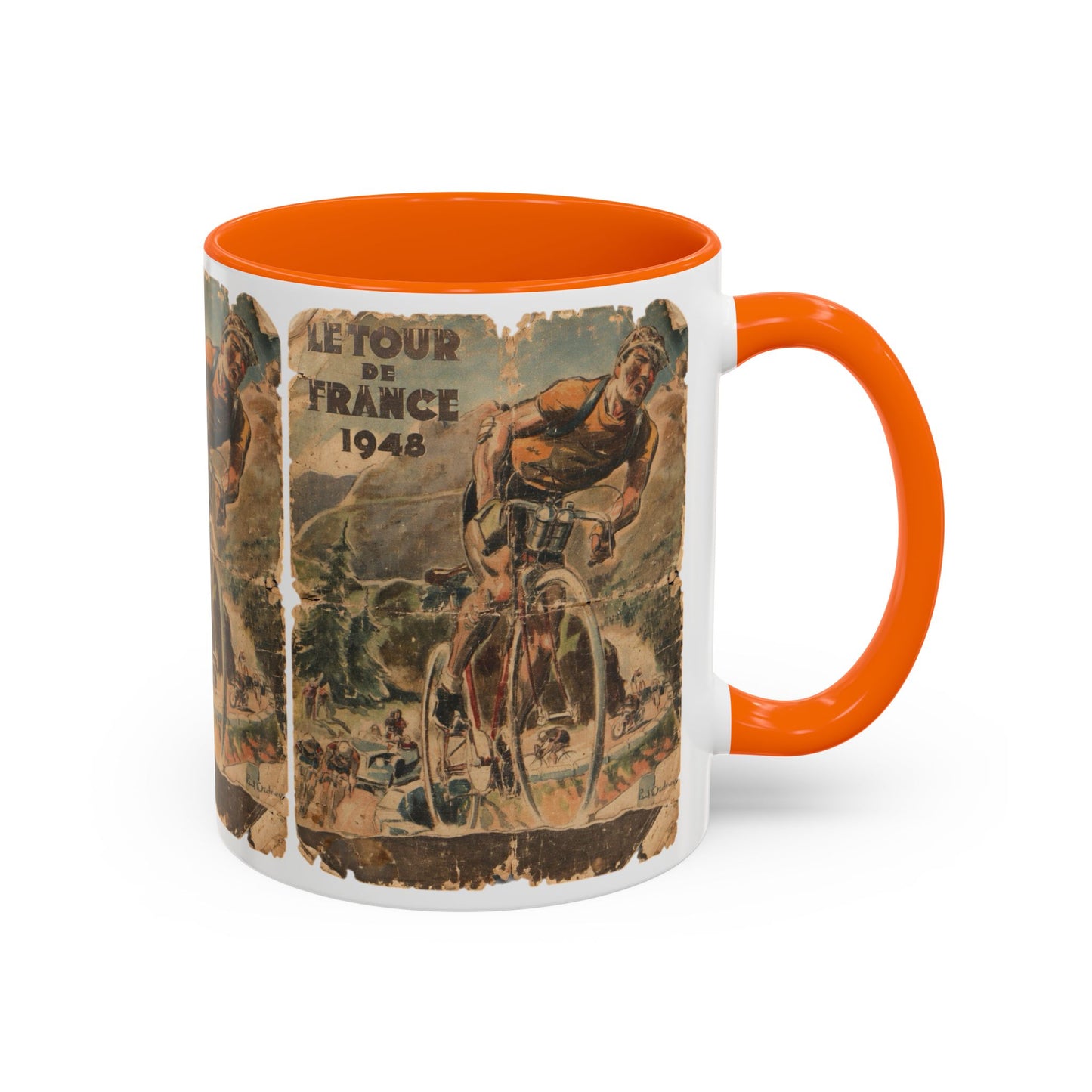 Tour De France 1948 Poster Coffee Mug (11, 15oz)