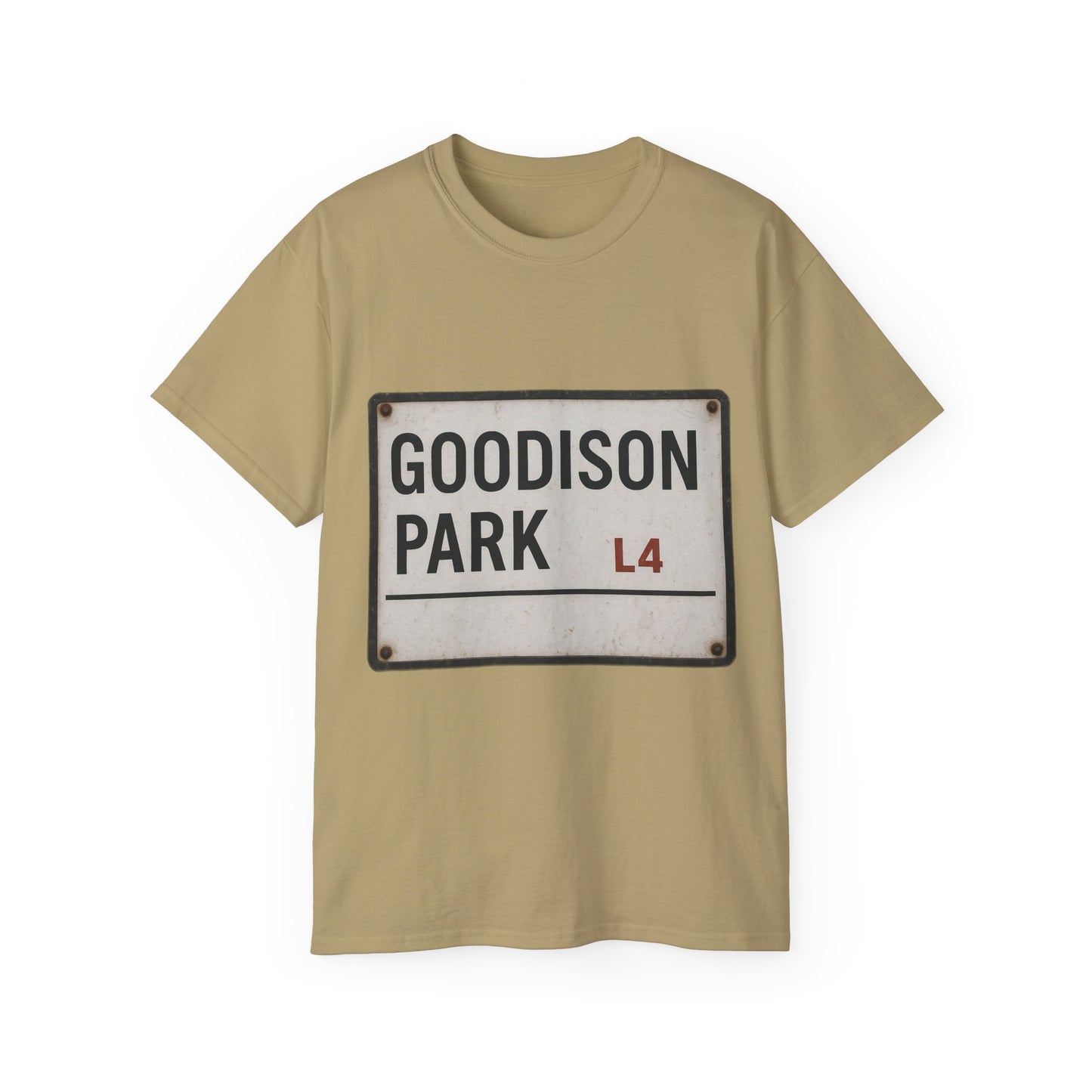 Goodison Park Everton Road Sign T-Shirt