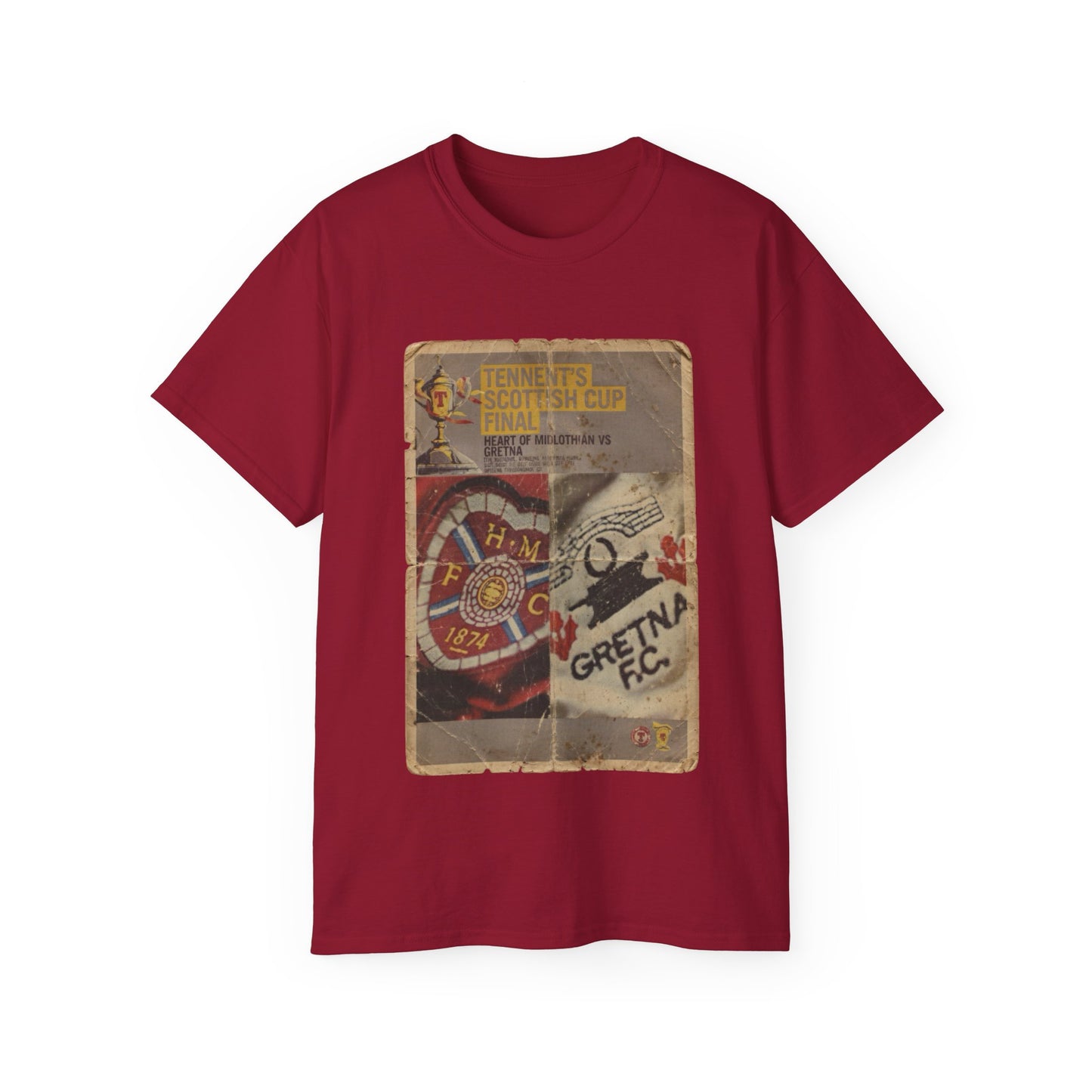 2006 Scottish Challenge Cup Final Hearts Gretna Unisex Ultra Cotton Tee