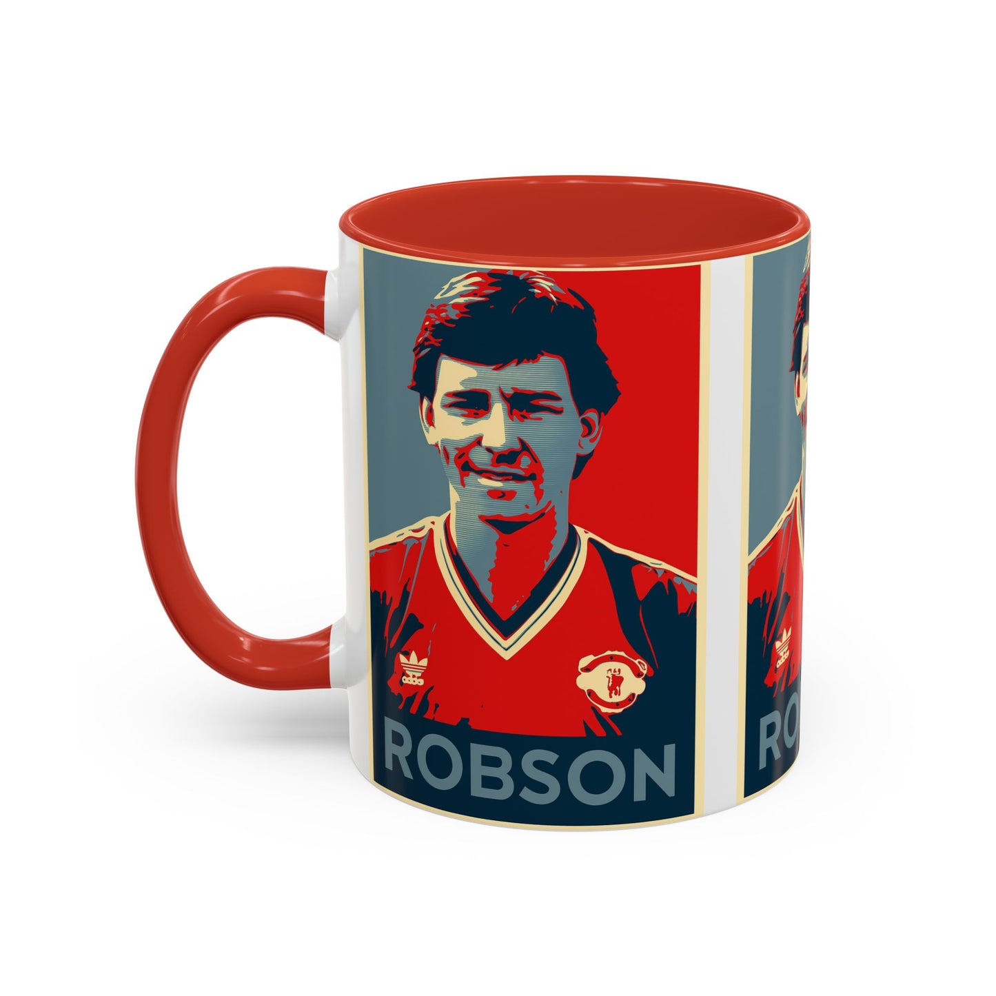Bryan Robson Hope Poster Mug - Manchester United
