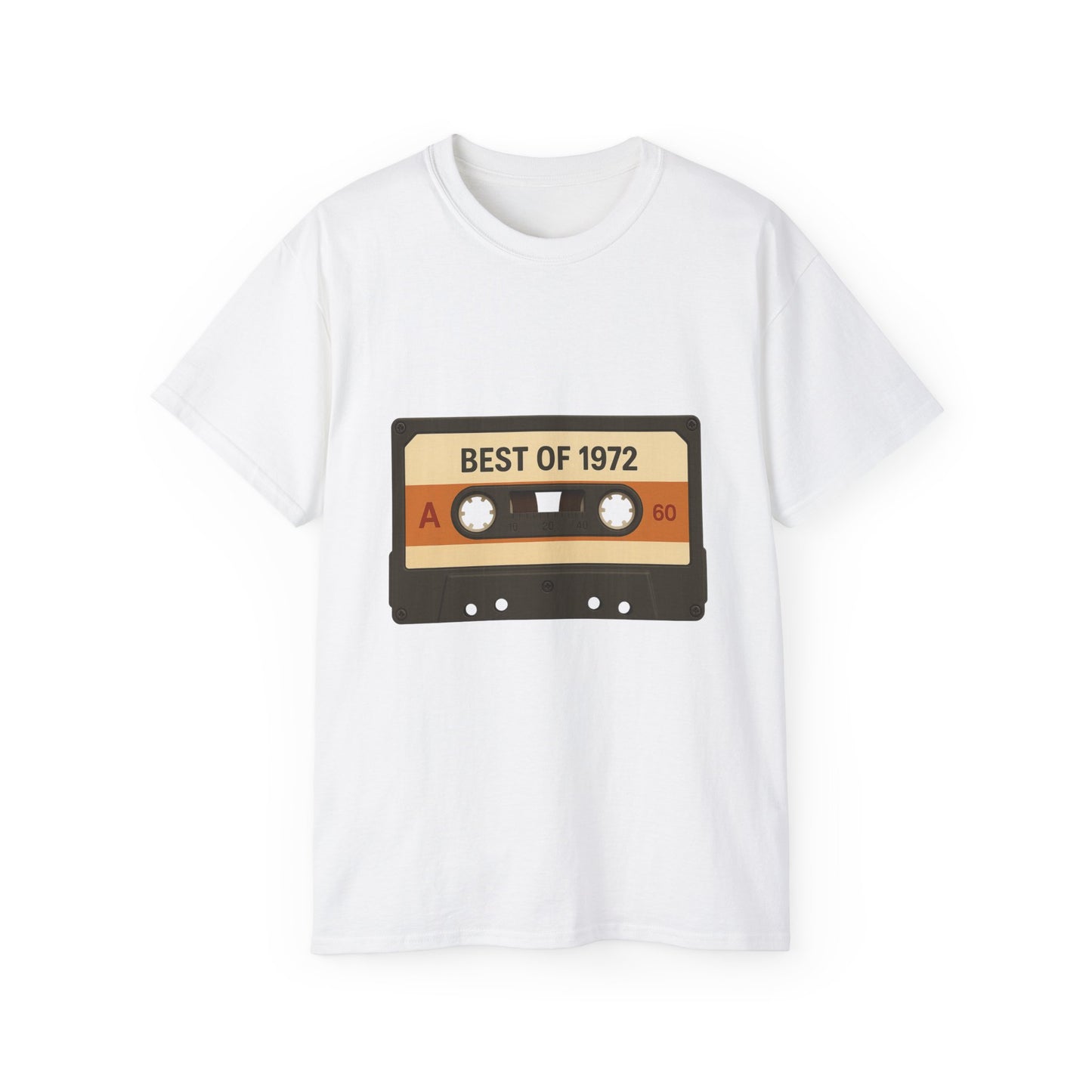 Retro Cassette Tape Best of 1972 T-Shirt