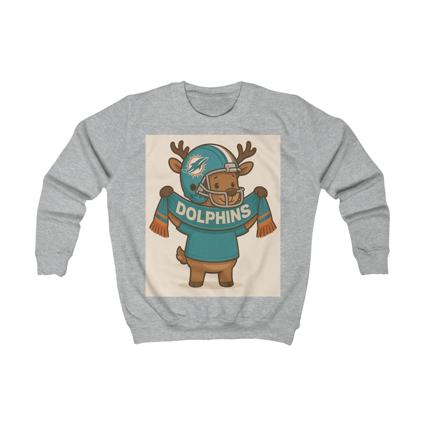 Kids Miami Dolphins Christmas Jumper