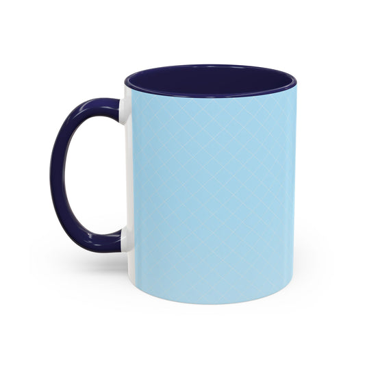 Manchester City 1987-89 Home Shirt Pattern Mug