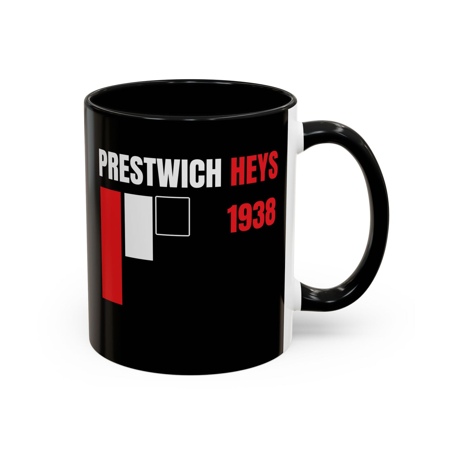 Prestwich Heys Stripes Accent Coffee Mug (11, 15oz)
