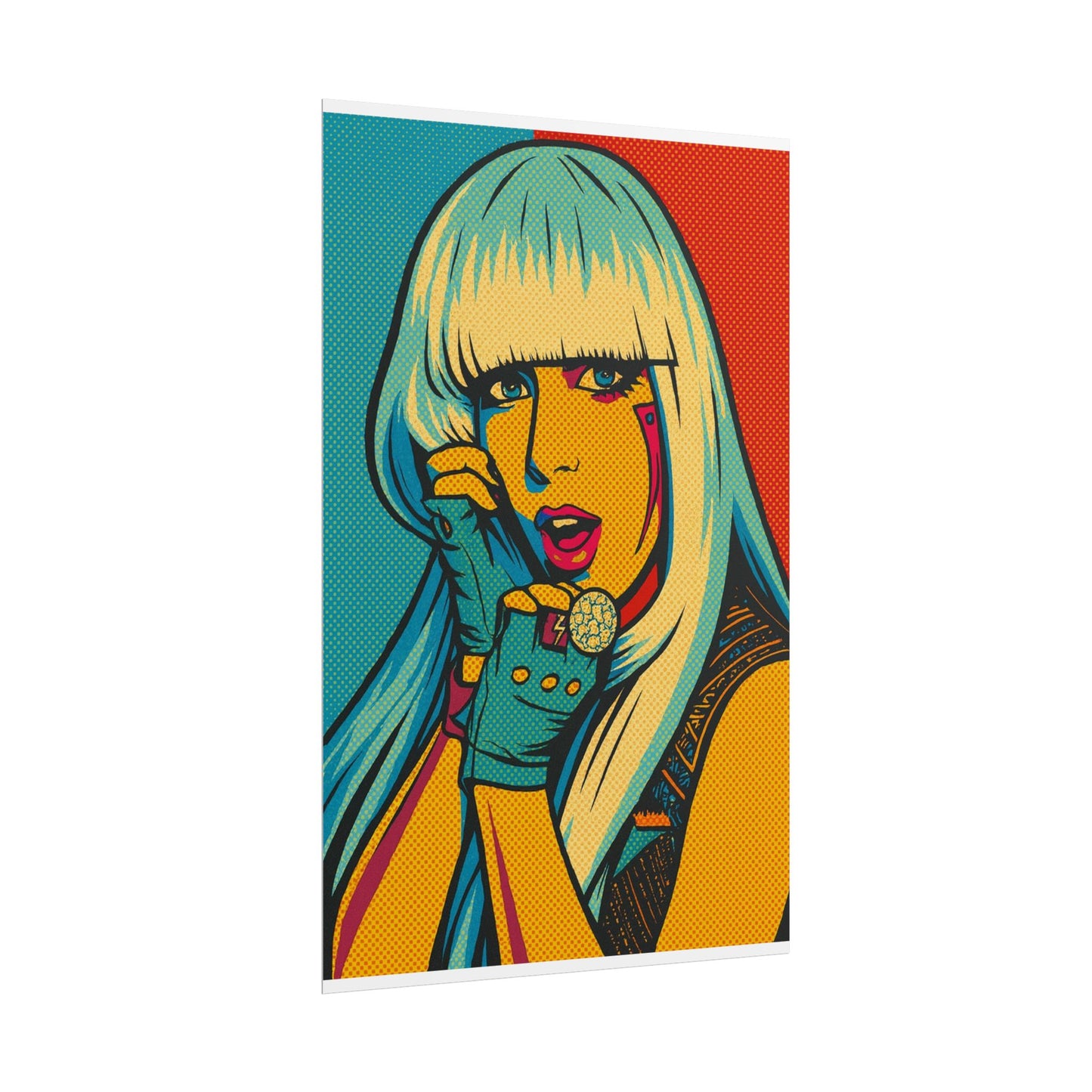 Lady G a g a Pop Art Poster