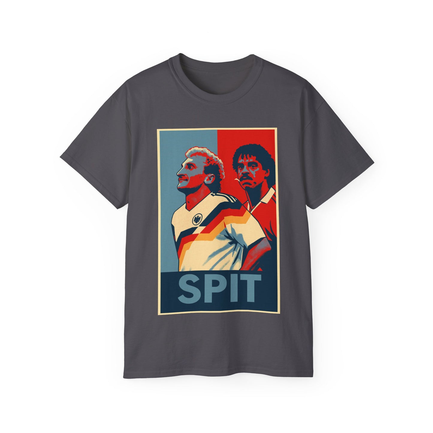 Rudy Voller and Frank Rijkaard Italia 90 Hope Poster T-shirt - Spit