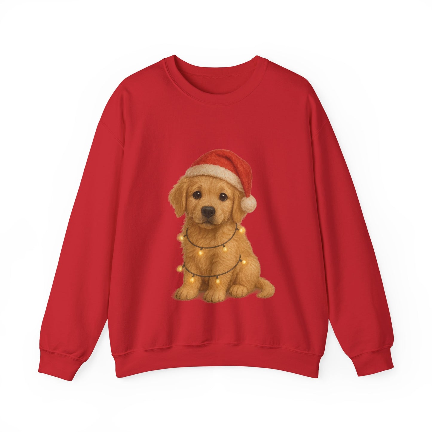 Golden Retriever Puppy Christmas Jumper