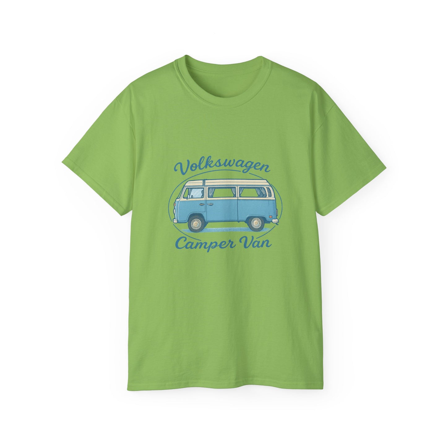 Volkswagen Camper Van Blue Side T-Shirt