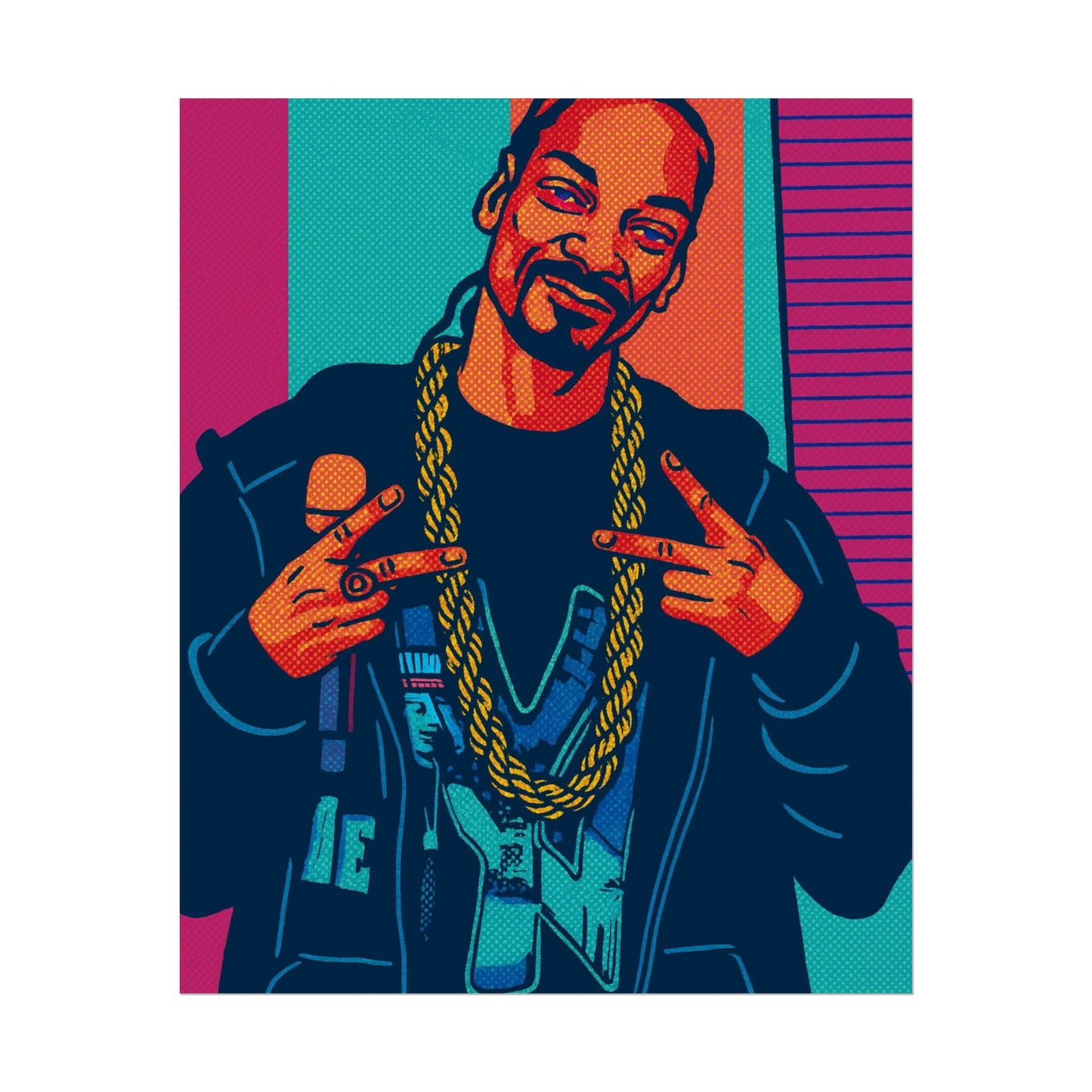 Snoop Dogg Pop Art Poster