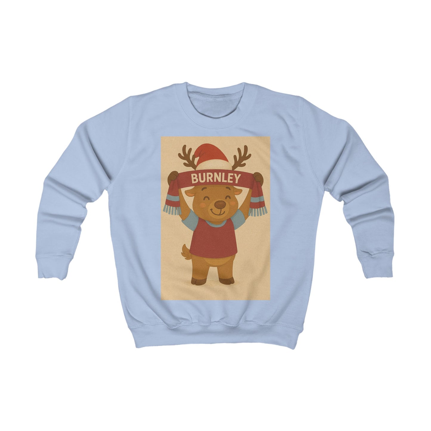 Children’s Burnley Reindeer Christmas Jumper