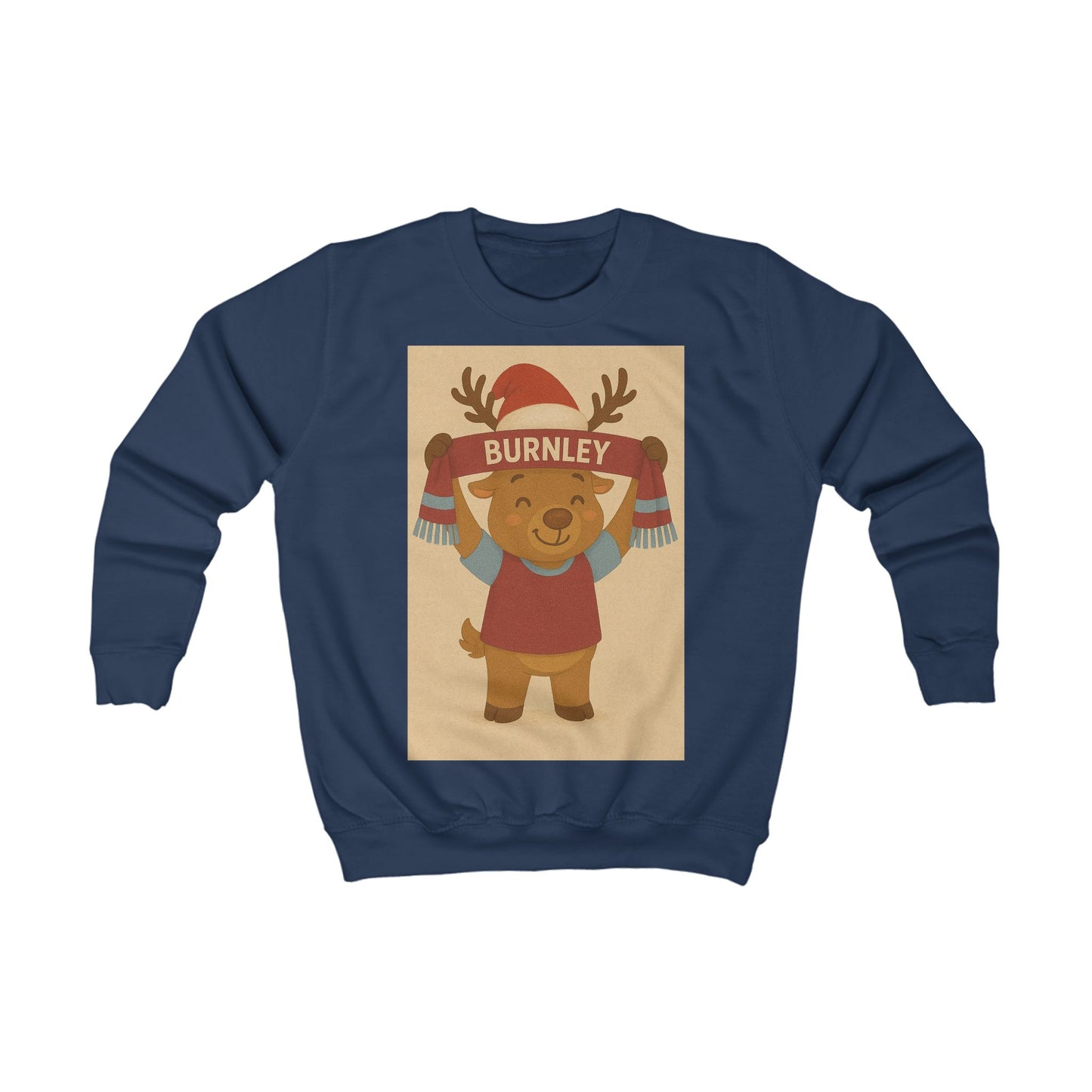 Children’s Burnley Reindeer Christmas Jumper