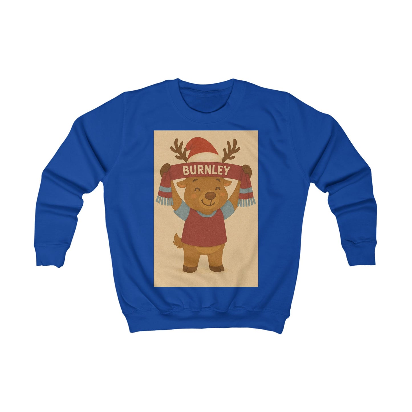 Children’s Burnley Reindeer Christmas Jumper