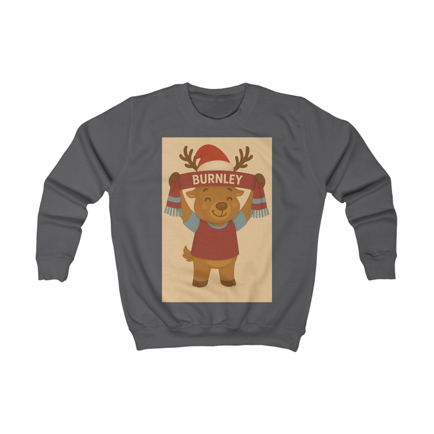 Children’s Burnley Reindeer Christmas Jumper