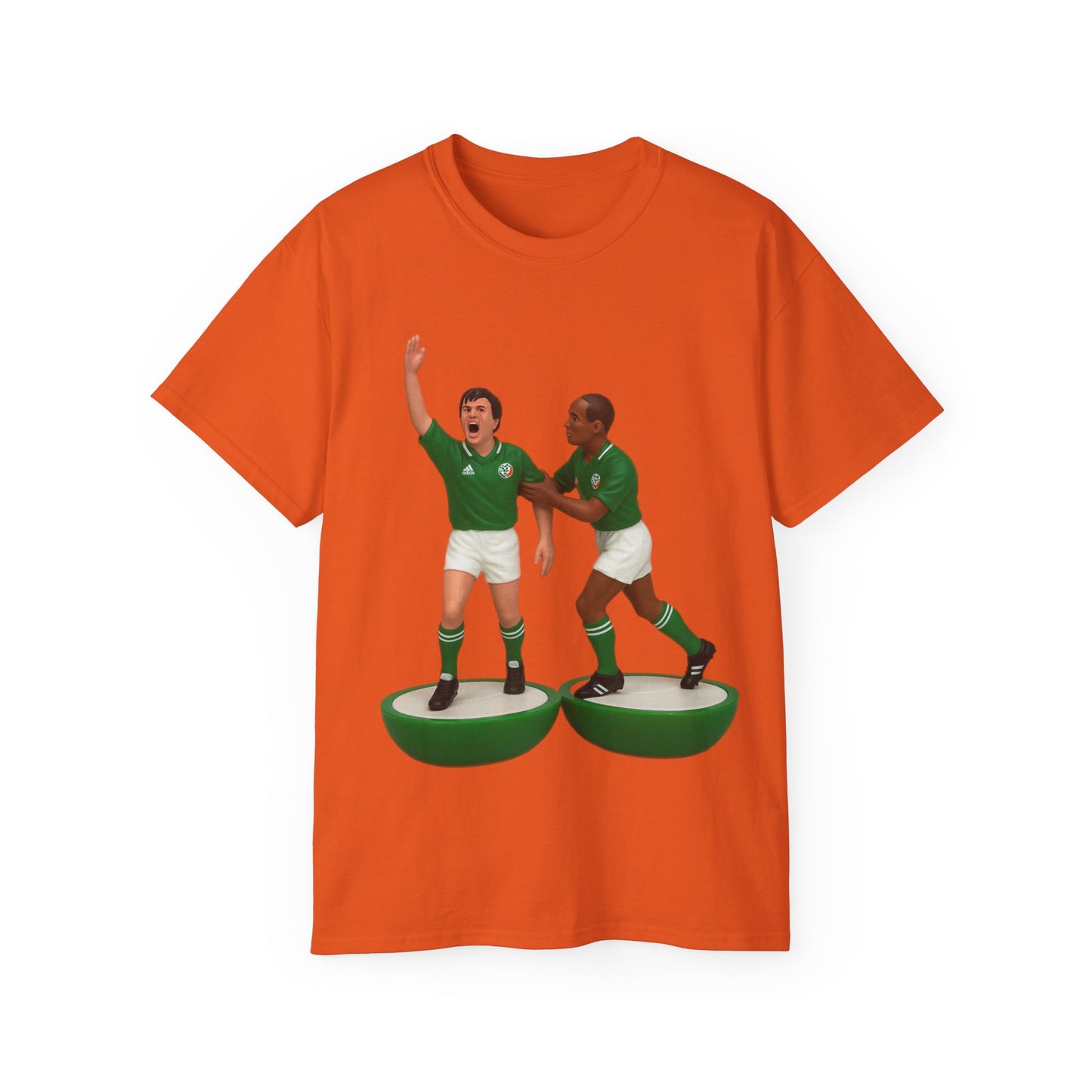 Ray Houghton And Terry Phelan Subbuteo T-Shirt - Ireland