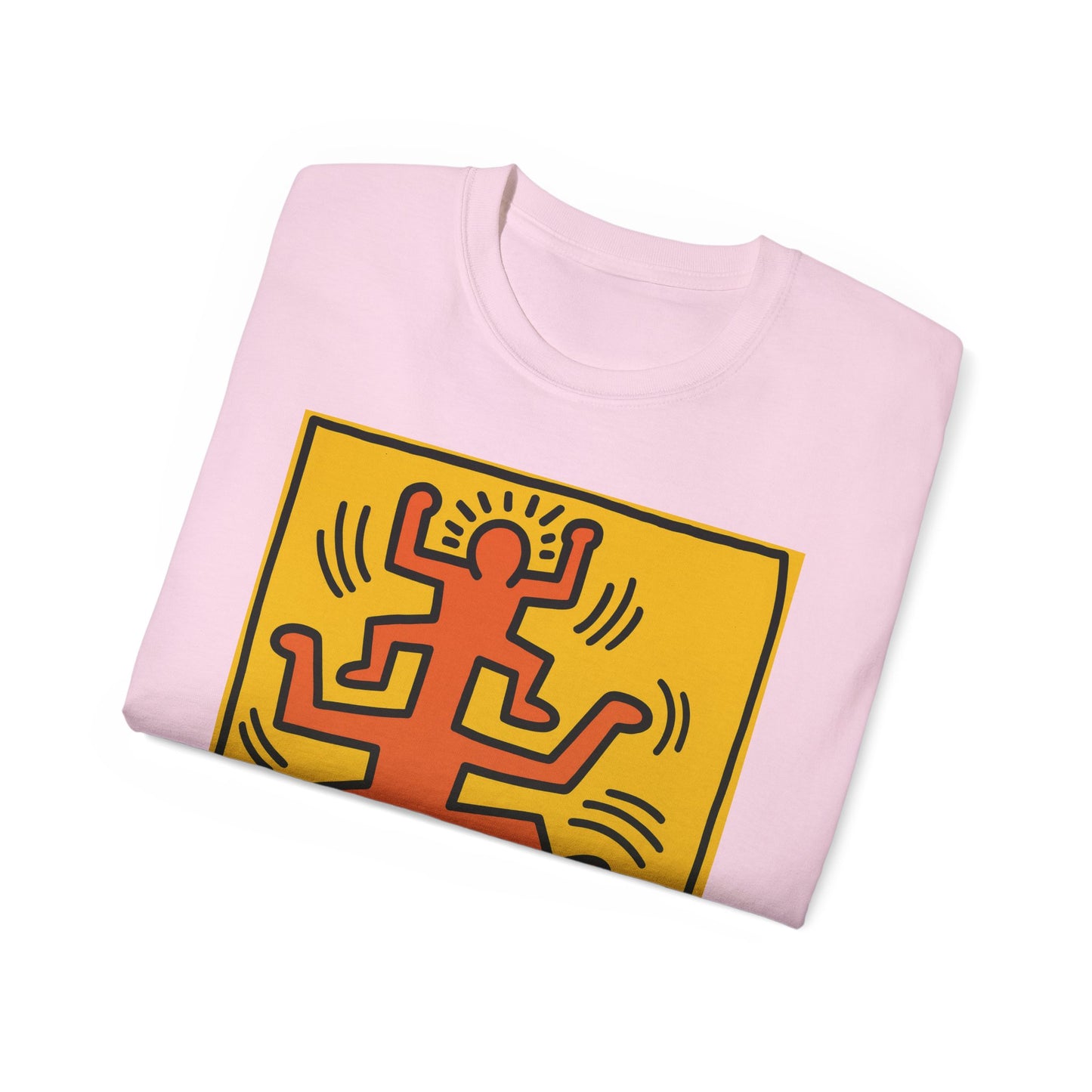 Keith Haring Plate No. 1 (from the Growing suite) Orange T-Shirt